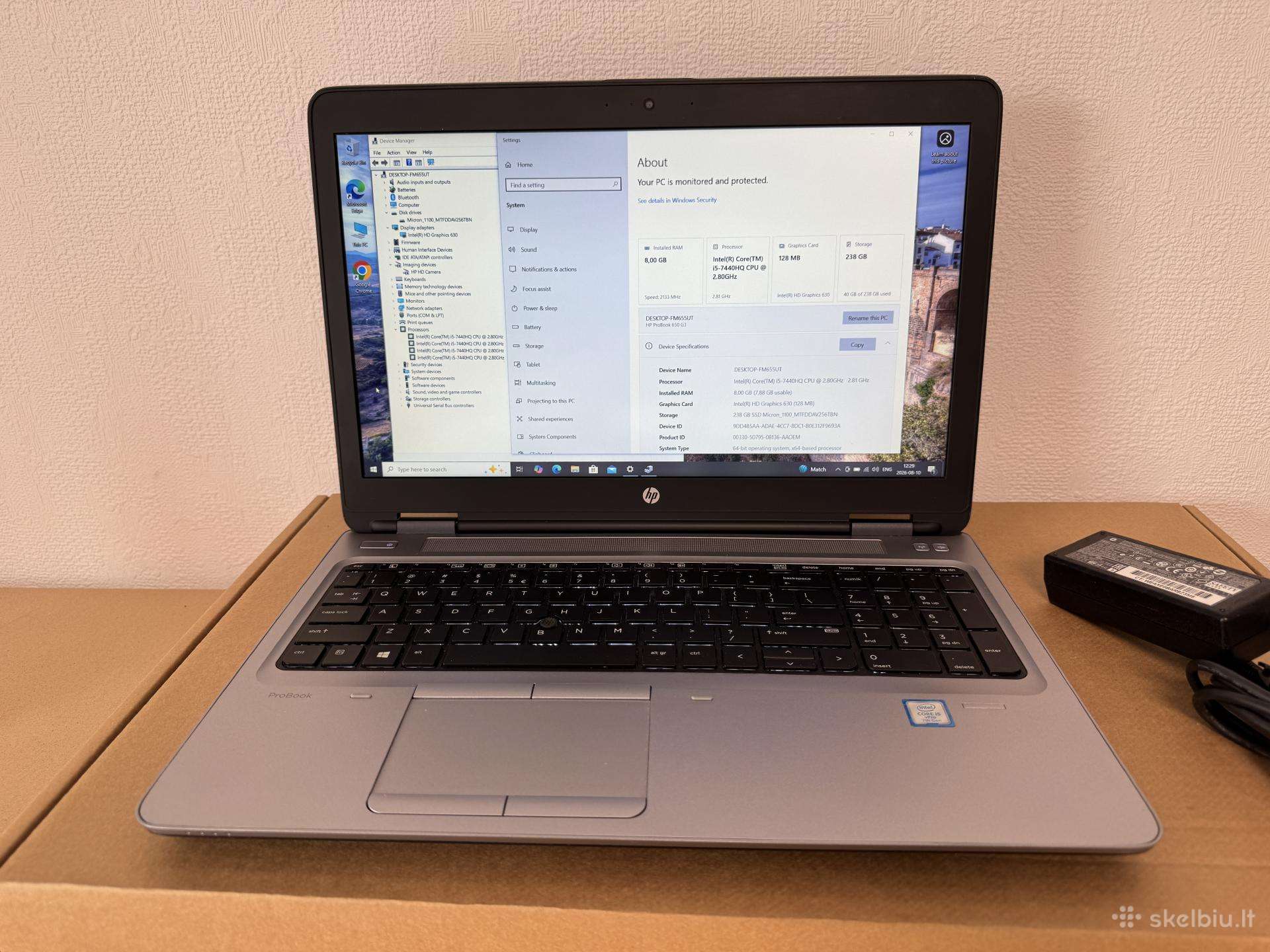 Hp Probook 650 i5-7440hq