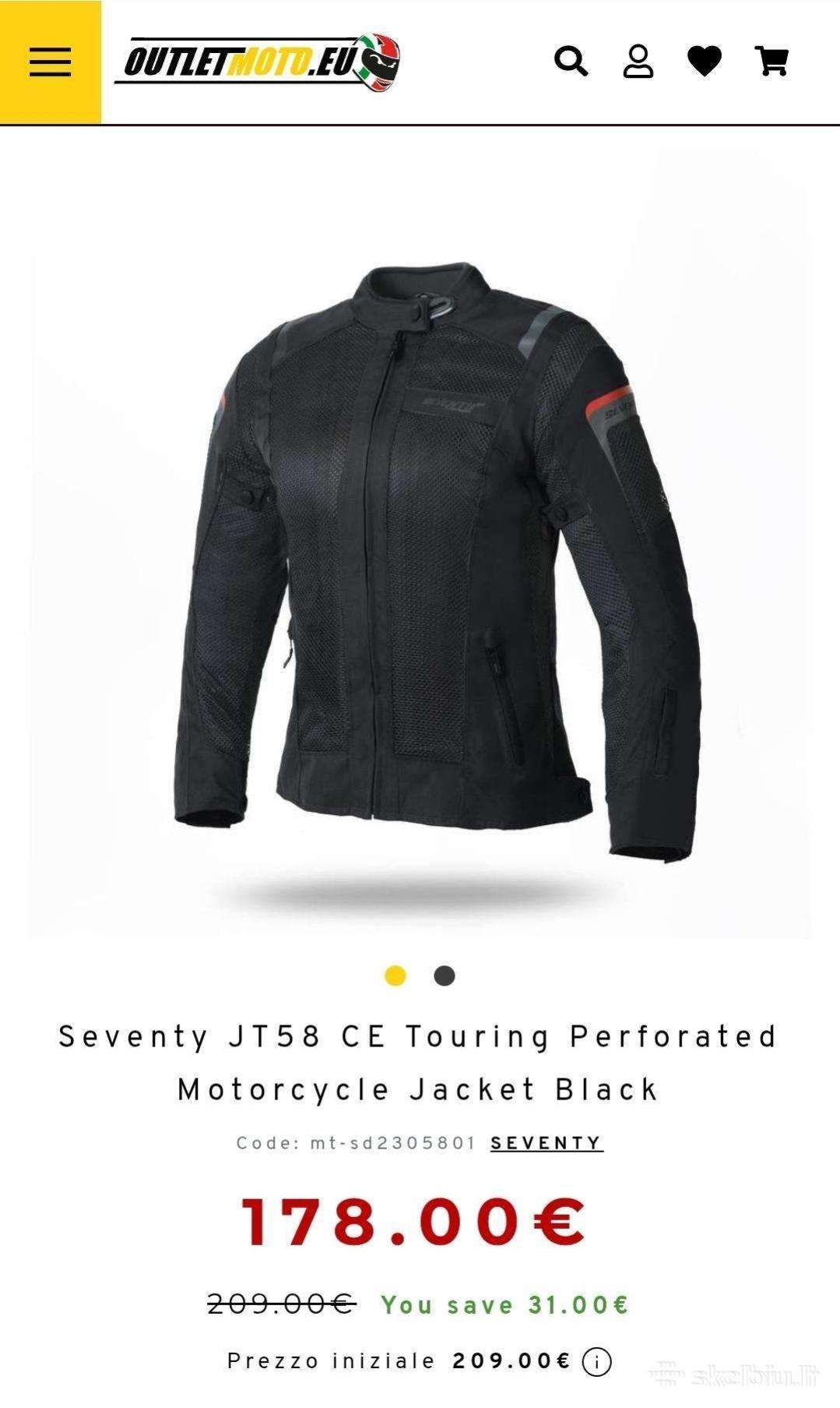 Moto striukė