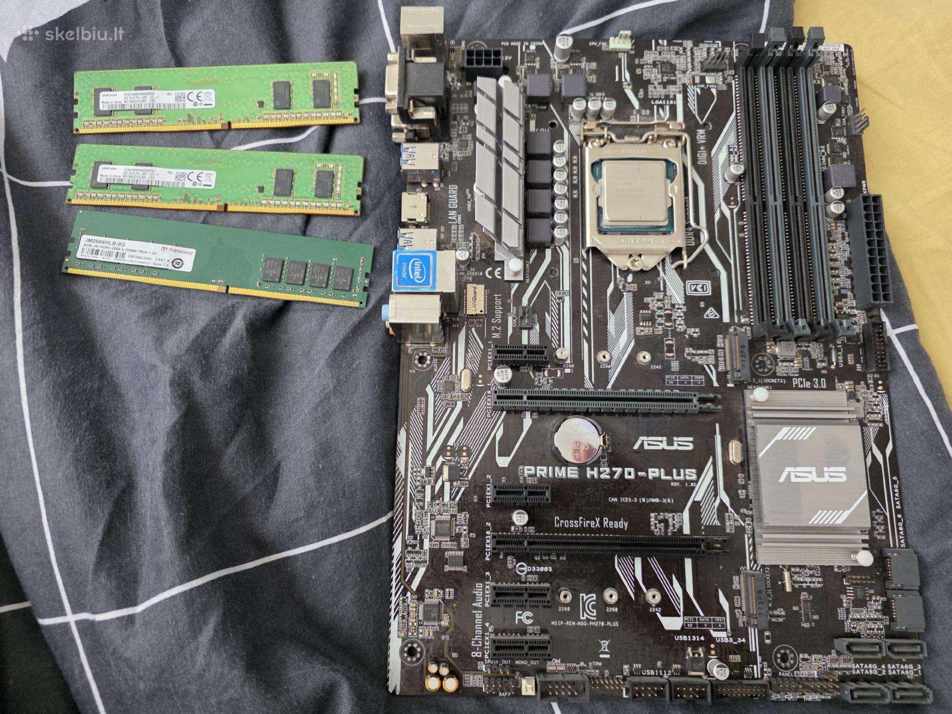 Asus H270 Plus + i7-6700 + Ddr4 - 16gb