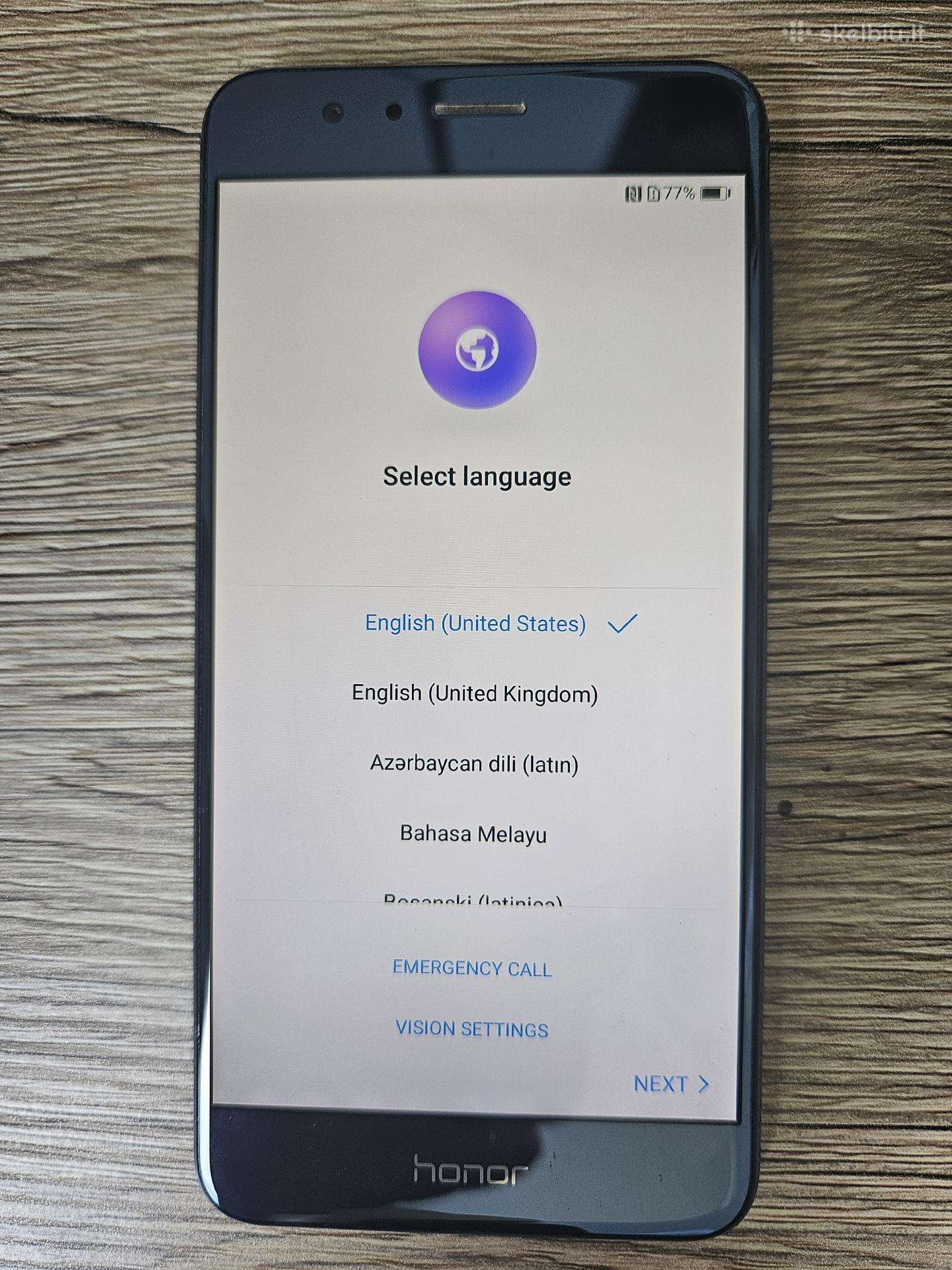 Geros būklės Honor 8 telefonas