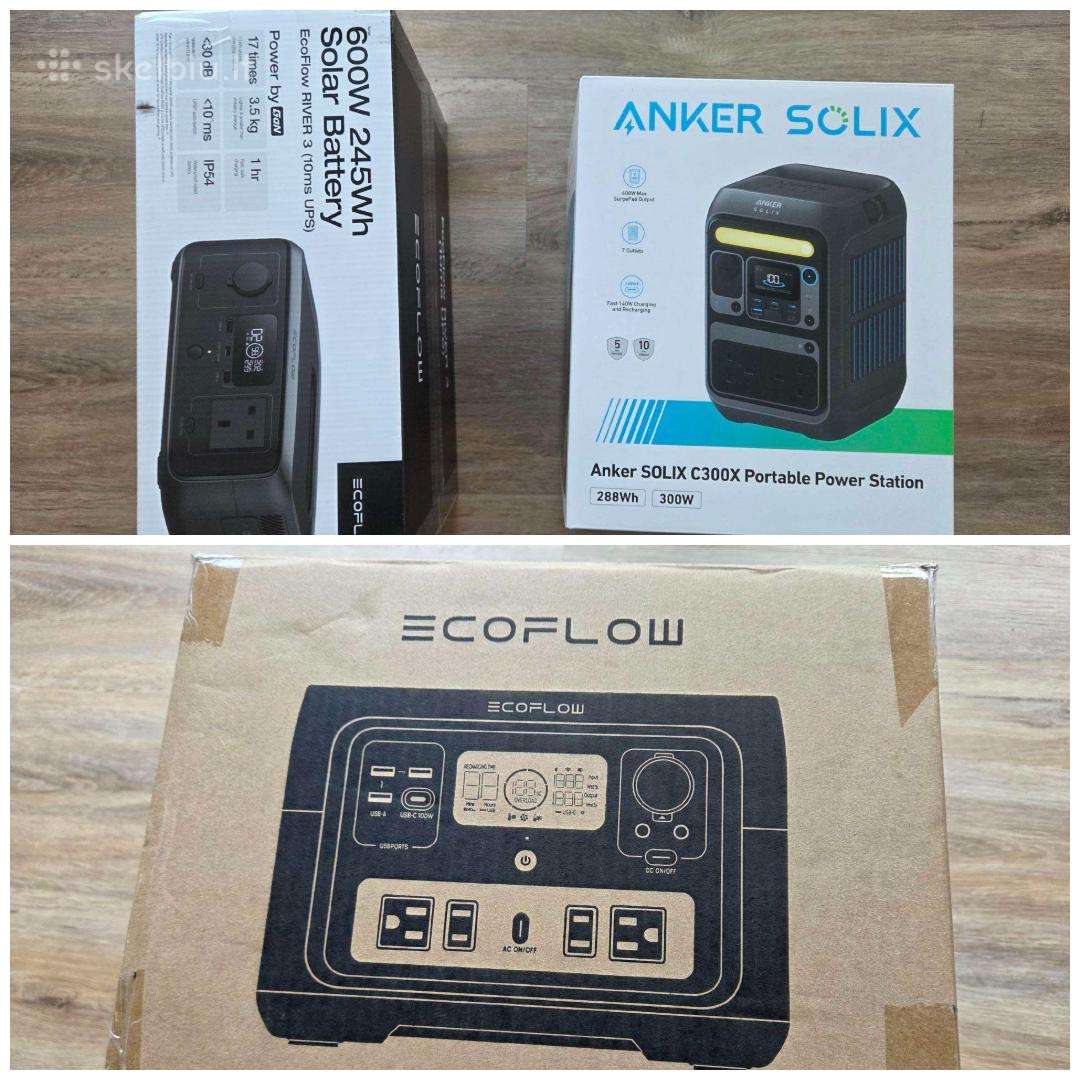 Ecoflow River 2 Max 512 River 3 Anker Solix C300x