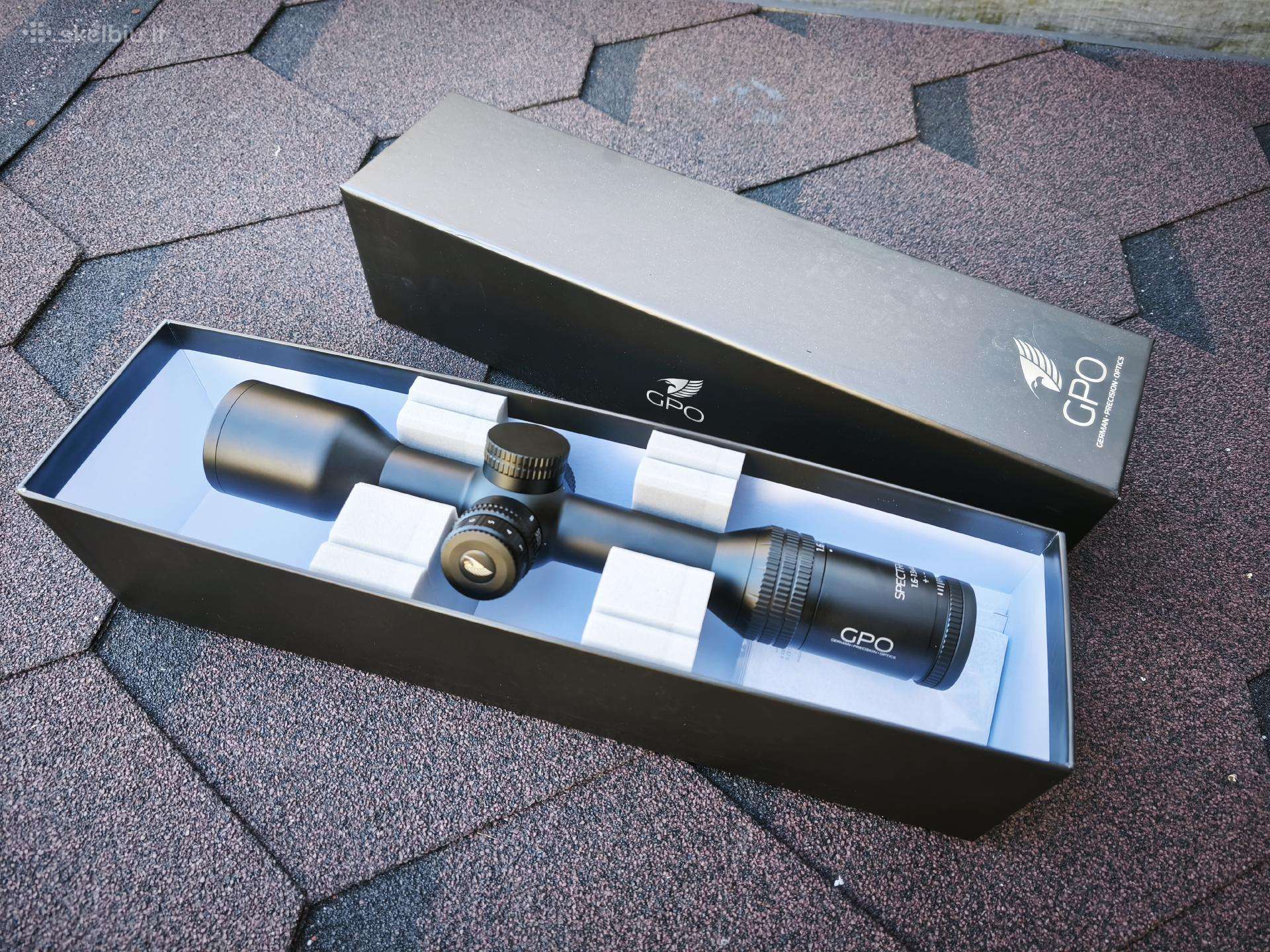Nauja Optika Gpo 1.6-13x44. Pašvietimas