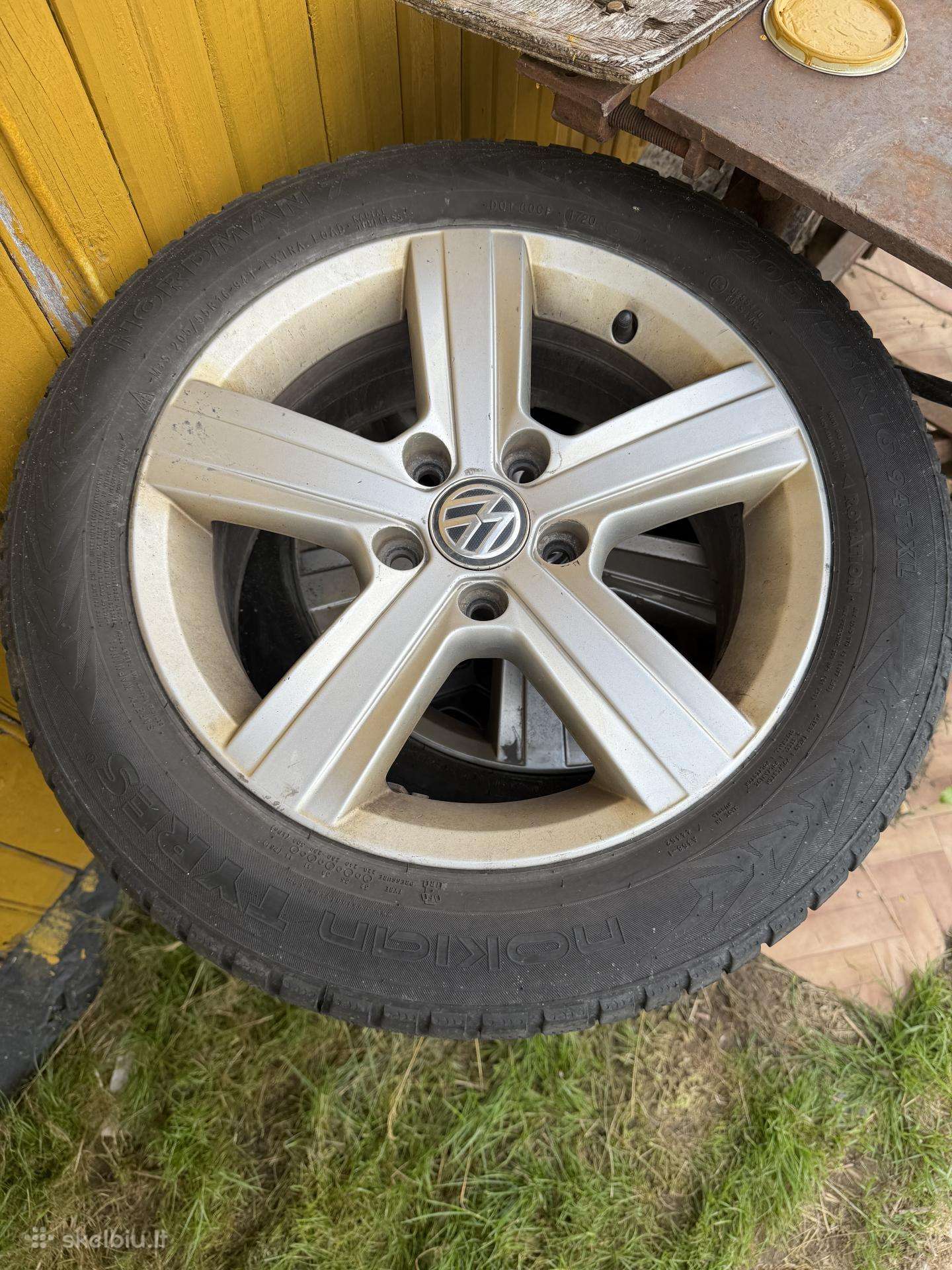 Golf 7 ratai su žieminėmis padangomis