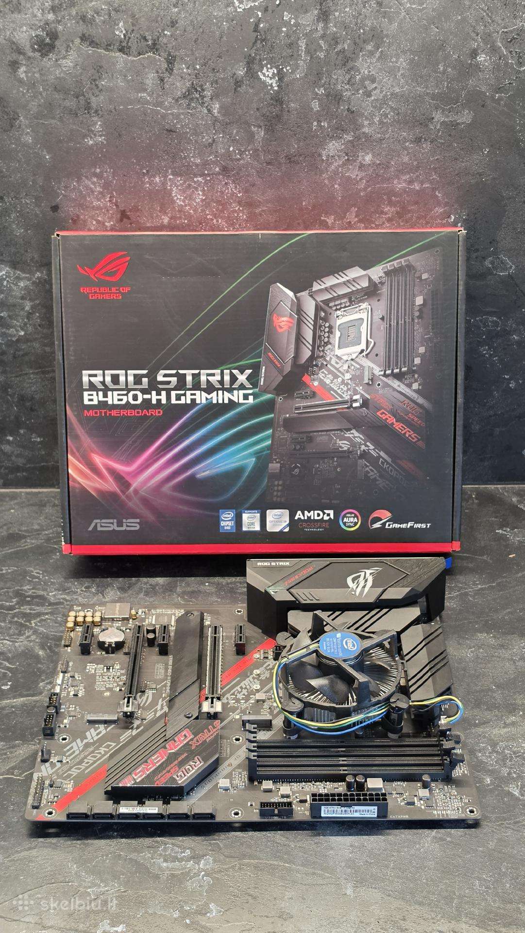 Rog B460-m, corsair psu, i3-10100f