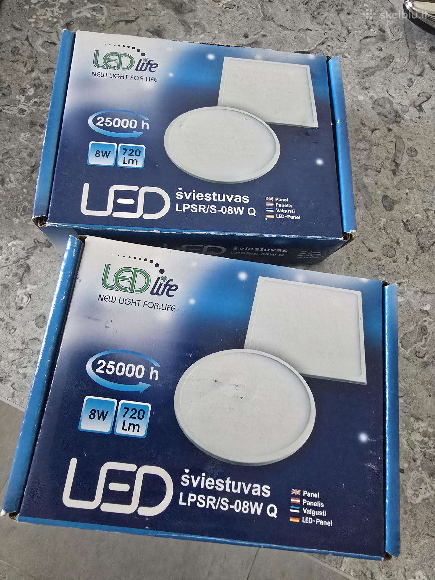2 nauji įleidžiami Ledlife LED šviestuvai –8w
