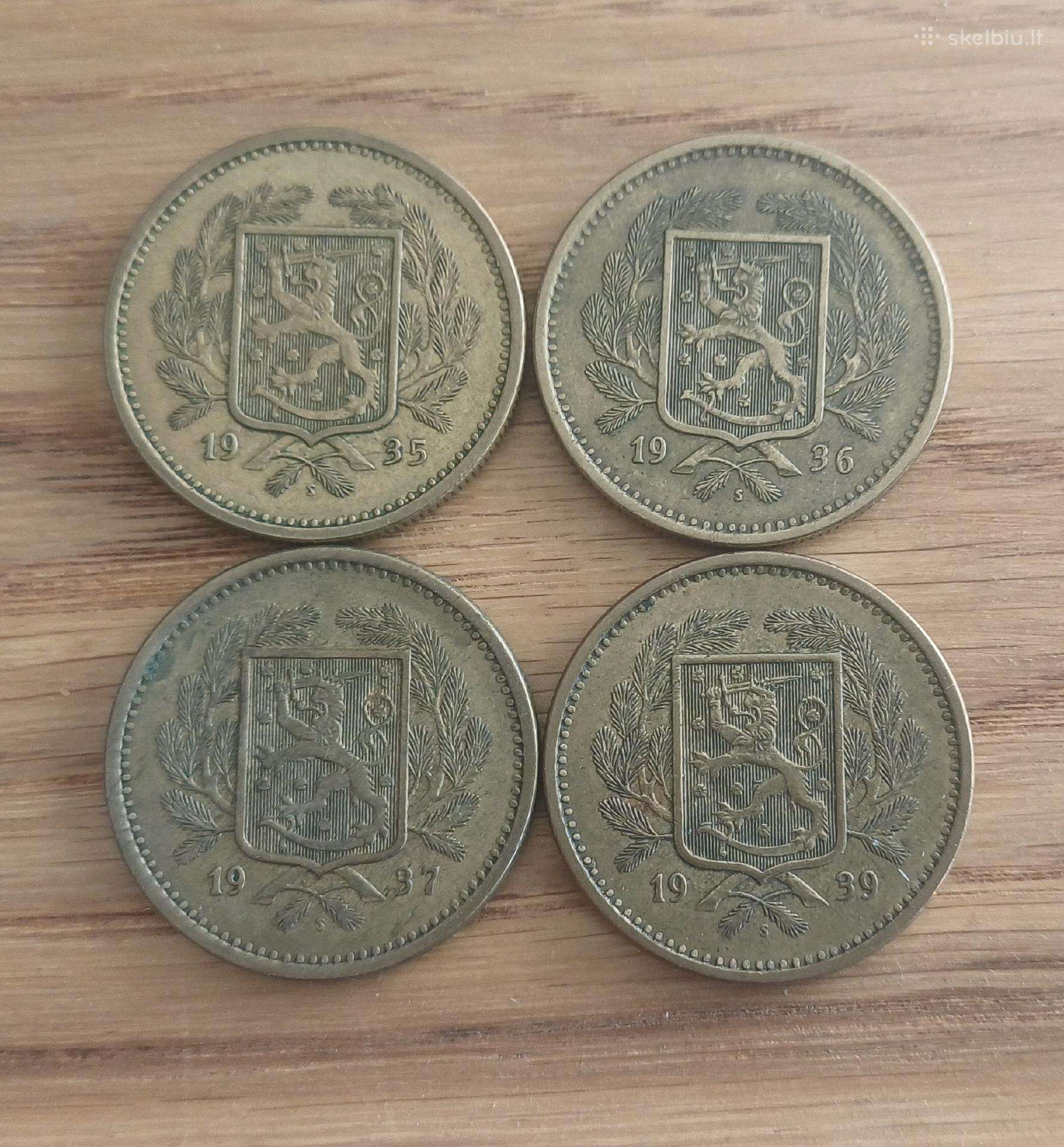 20 markiu rinkinys nuo 1935 Suomija