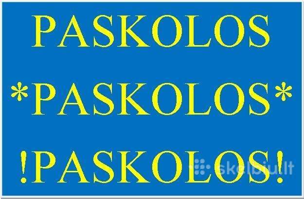 Paskolos gaunantiems socialines išmokas,bedarbiams