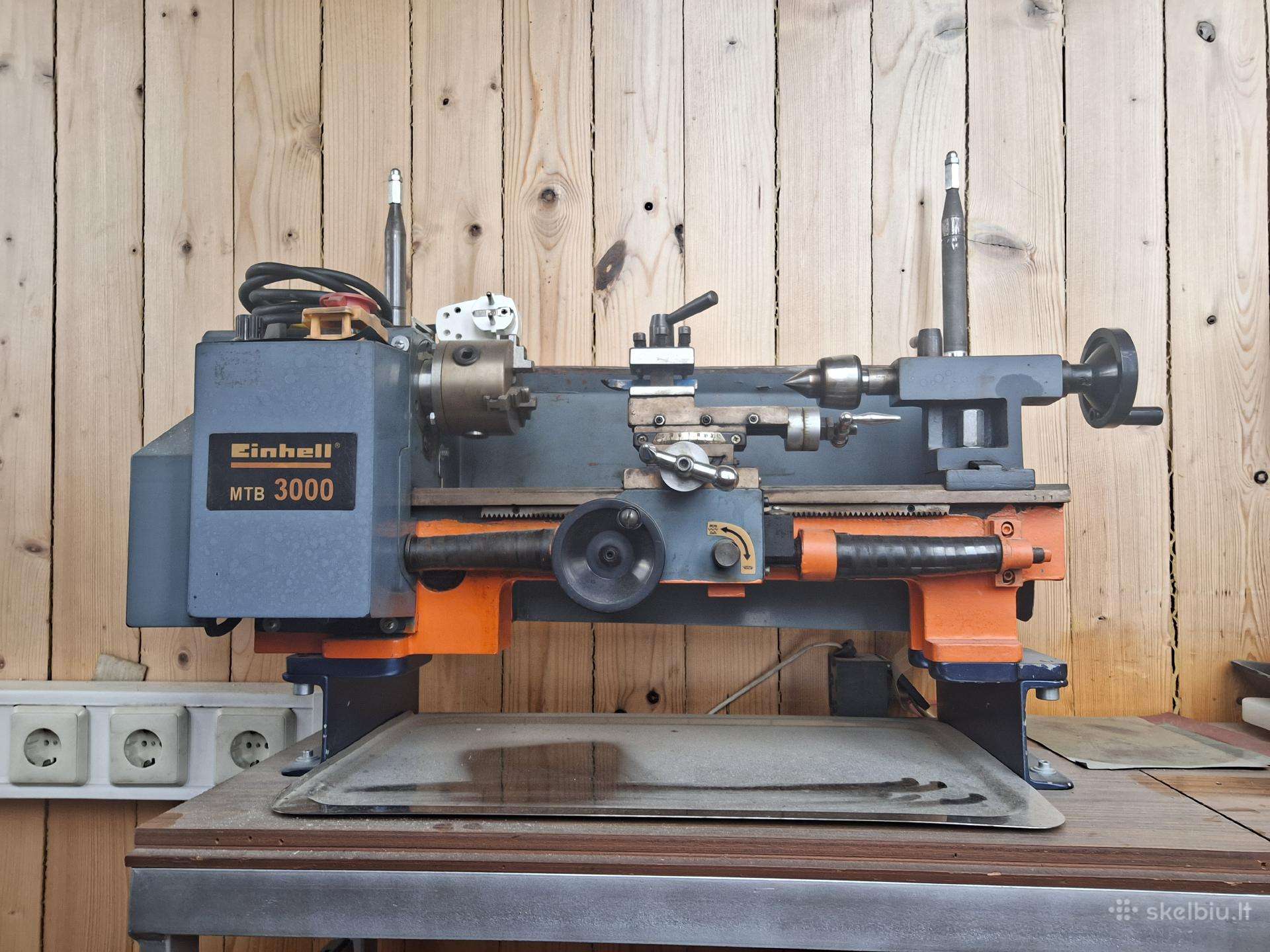 „Einhell MTB 3000“ (mini metalo tekinimo staklės)