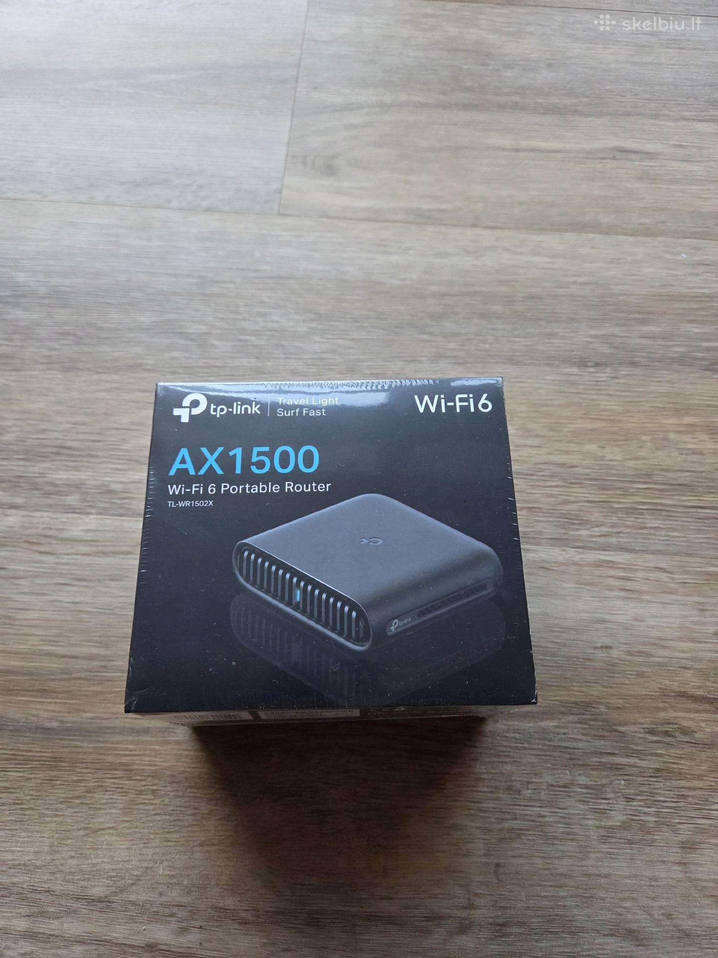 Tp-link Tl-wr1502x Ax1500, juodas Maršrutizatorius