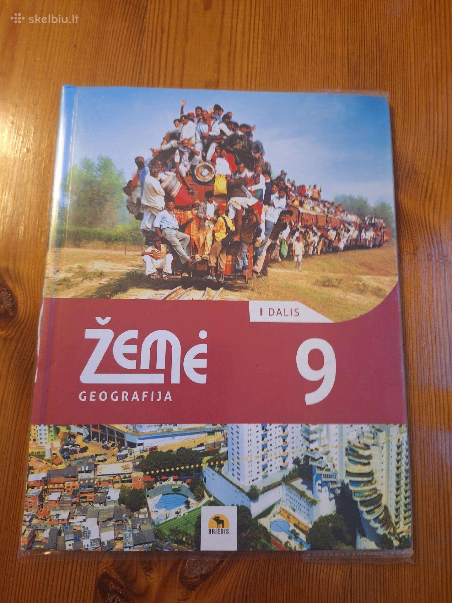 Žemė geografija vadovėlis 1 ir 2 dalys.