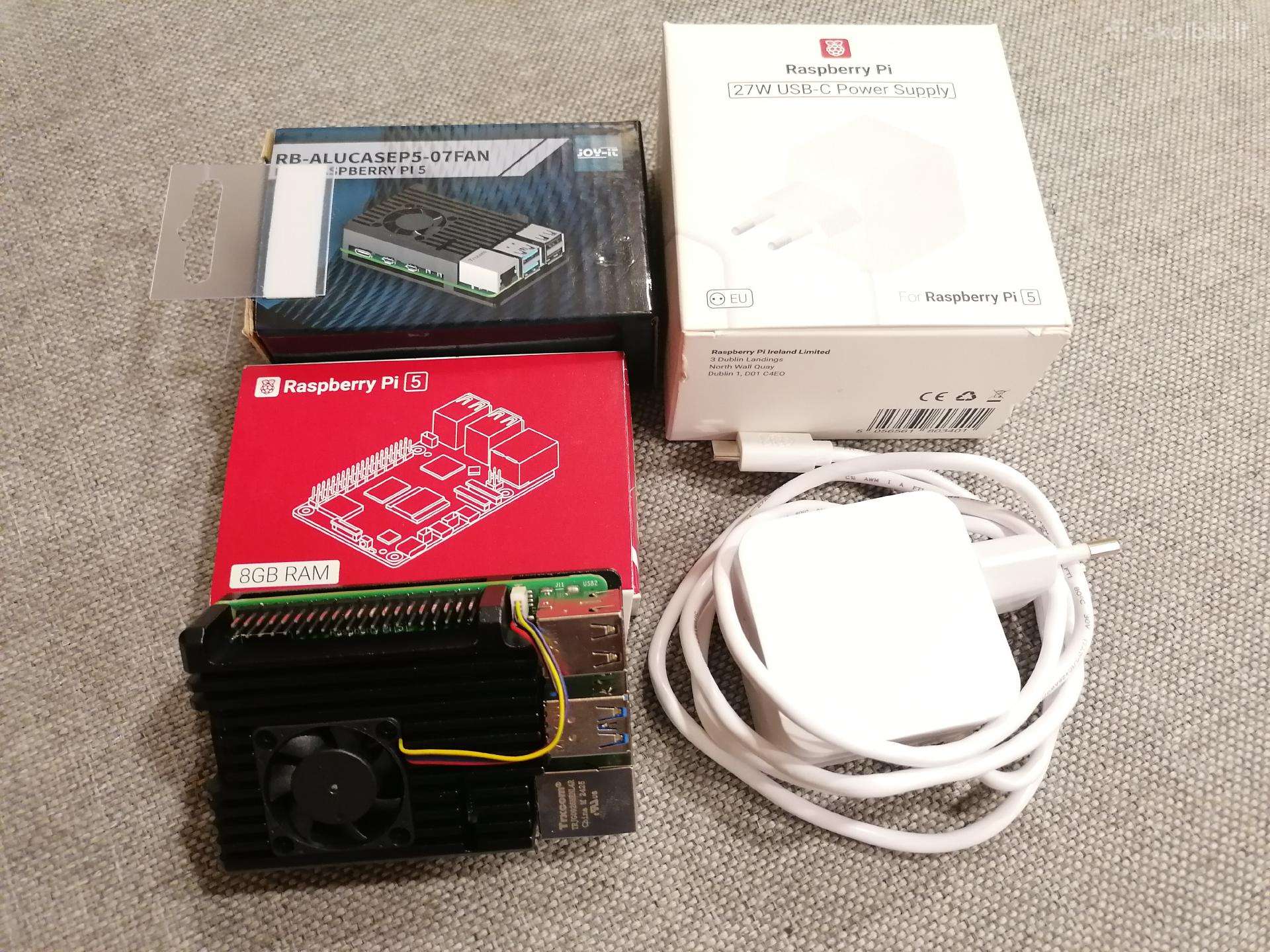 Raspberry Pi 5 (8gb) komplektas
