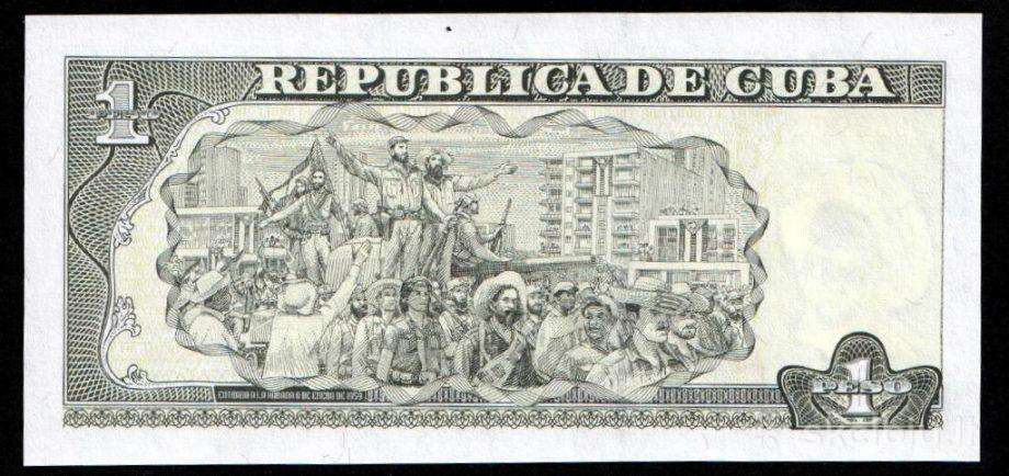 Cuba 1 peso 2007. Unc. P