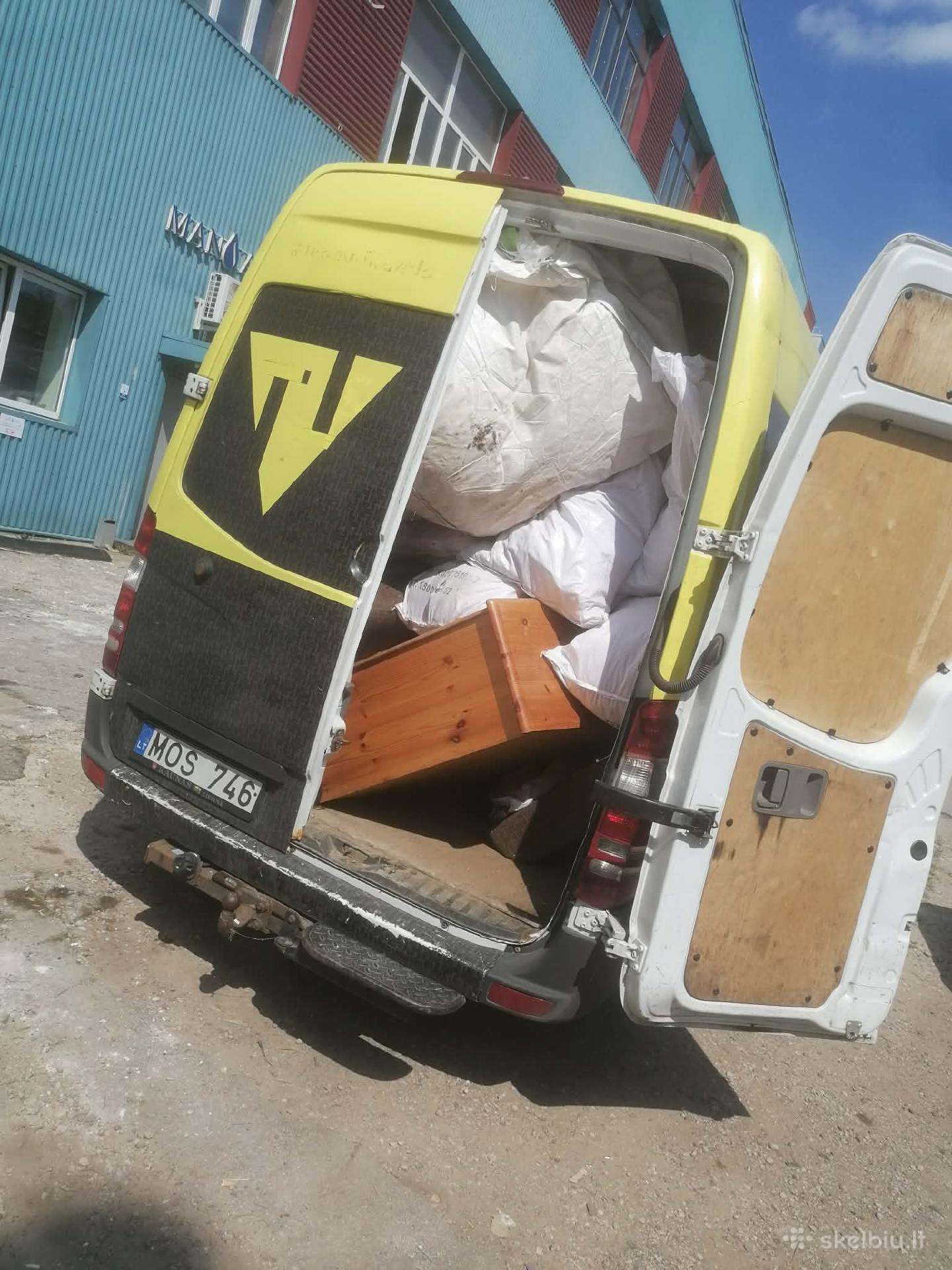 Griovimo darbai, šiukšlių išvežimas, pervežimai