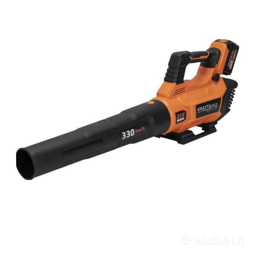 Akumuliatorinis Lapų Pūstuvas 2x4ah 21v Kraft&dele