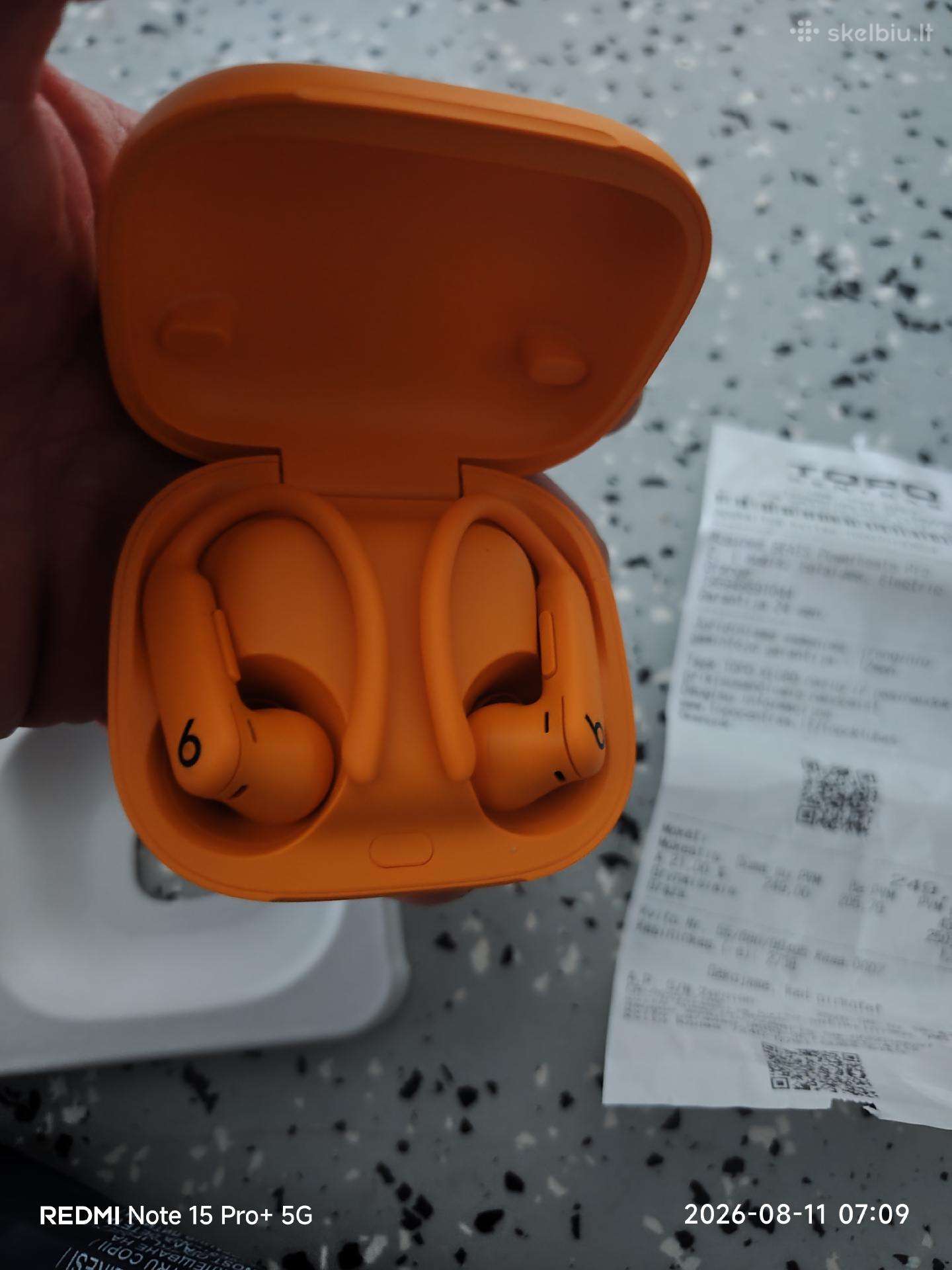 Parduodu ausines su hrm Powerbeads pro 2