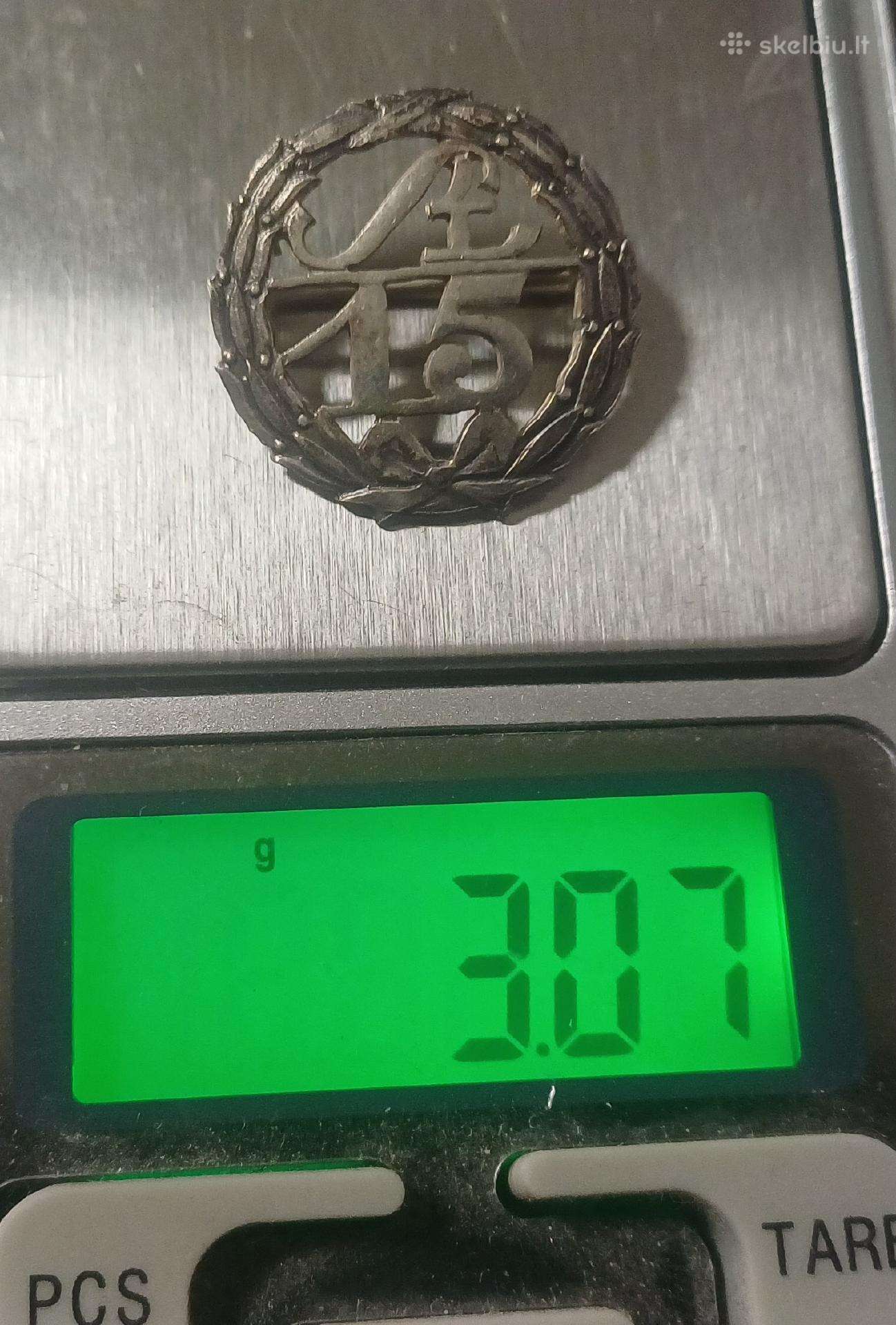 Suomija sidabras ženkliukas