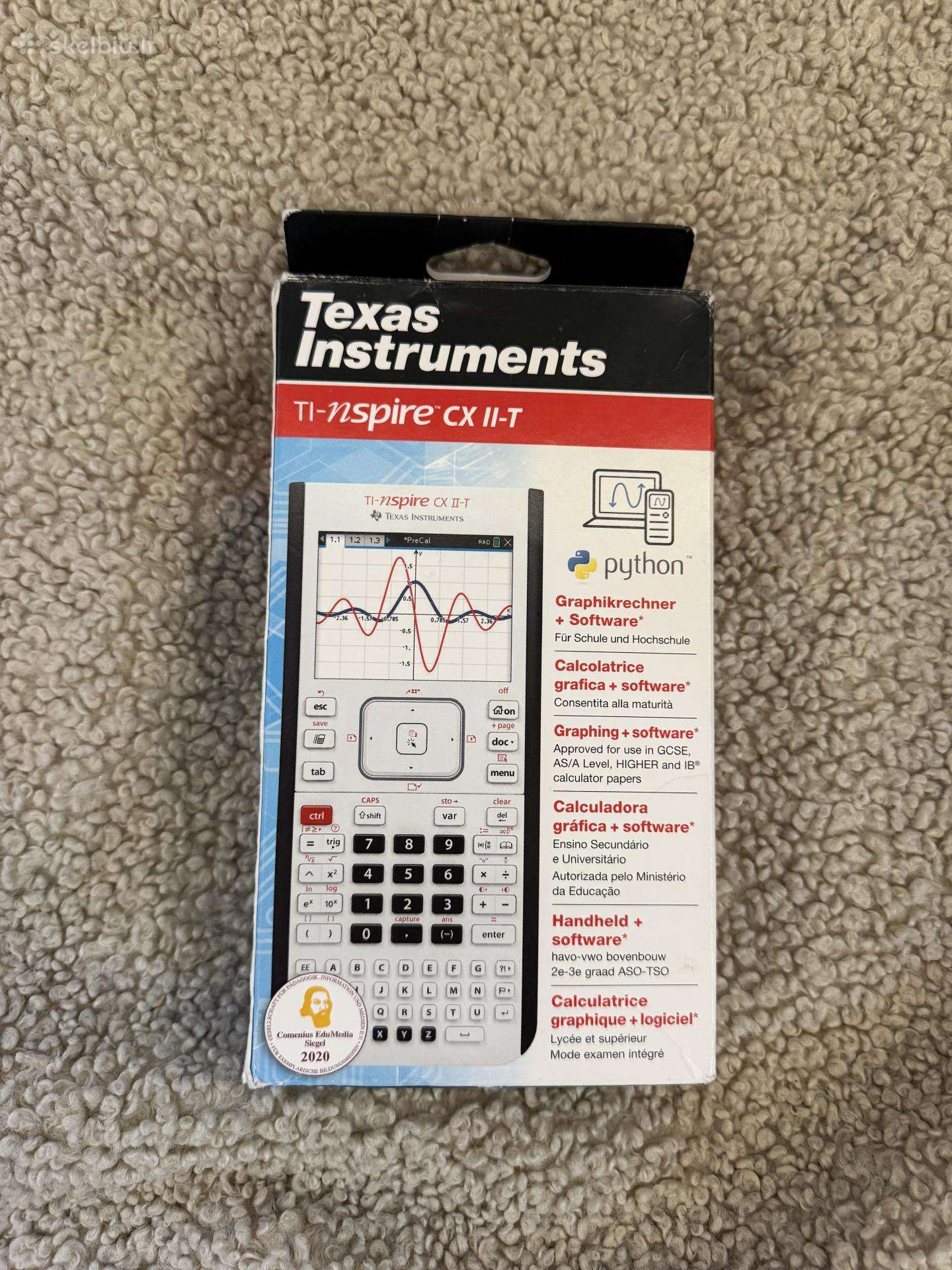 Ib Texas Instruments skaičiuotuvas