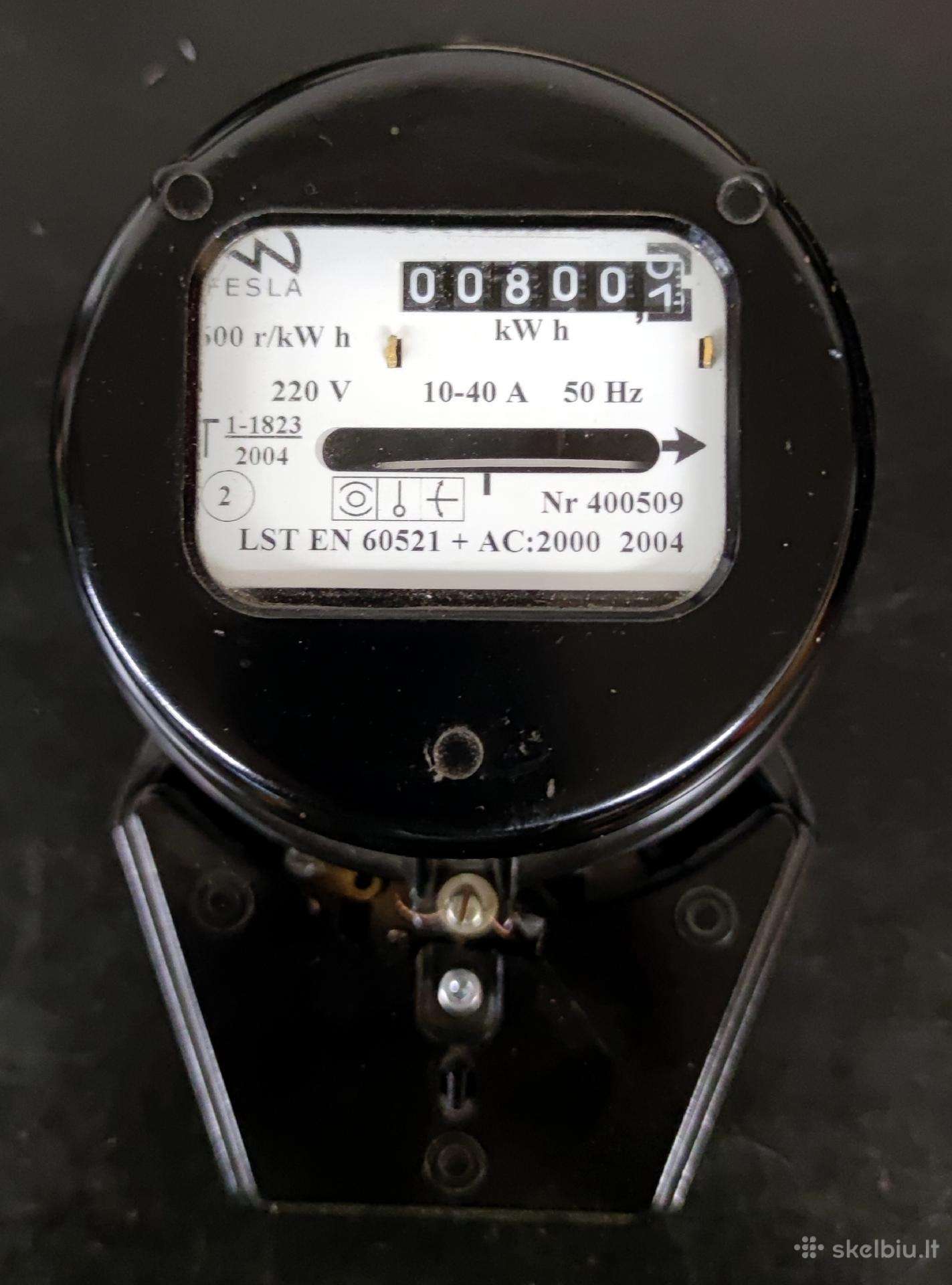 Elektromechaninis vienfazis elektros skaitiklis