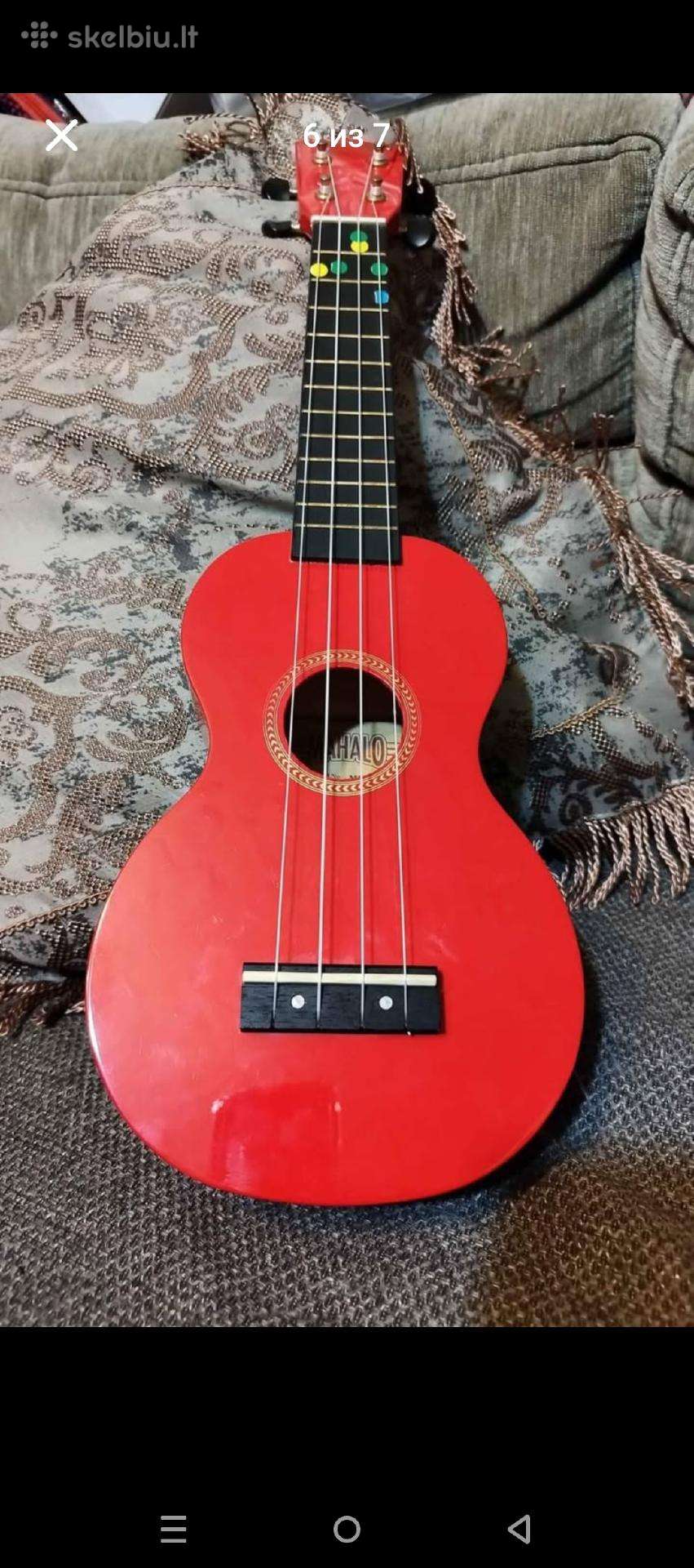Ukuleles skirtingu modeliu