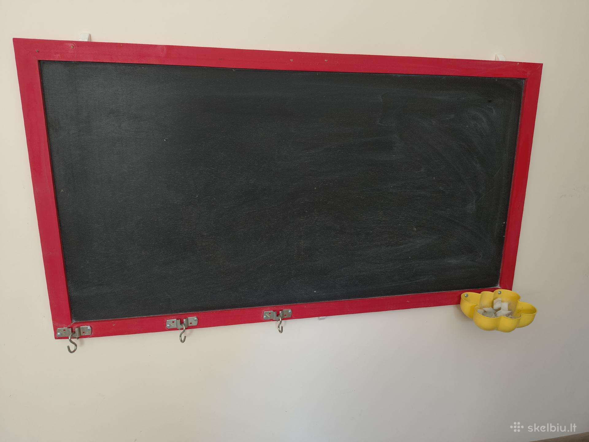 Kreidinė lenta 130x70, +Priedai