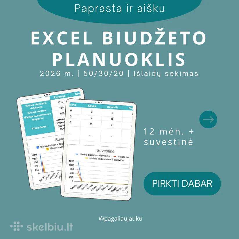 Biudžeto skaičiuoklė