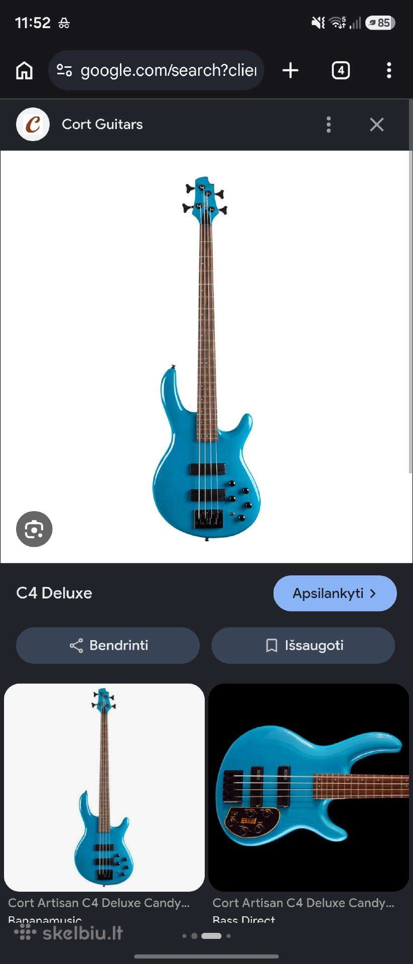 Bosine gitara cort c4 deluxe
