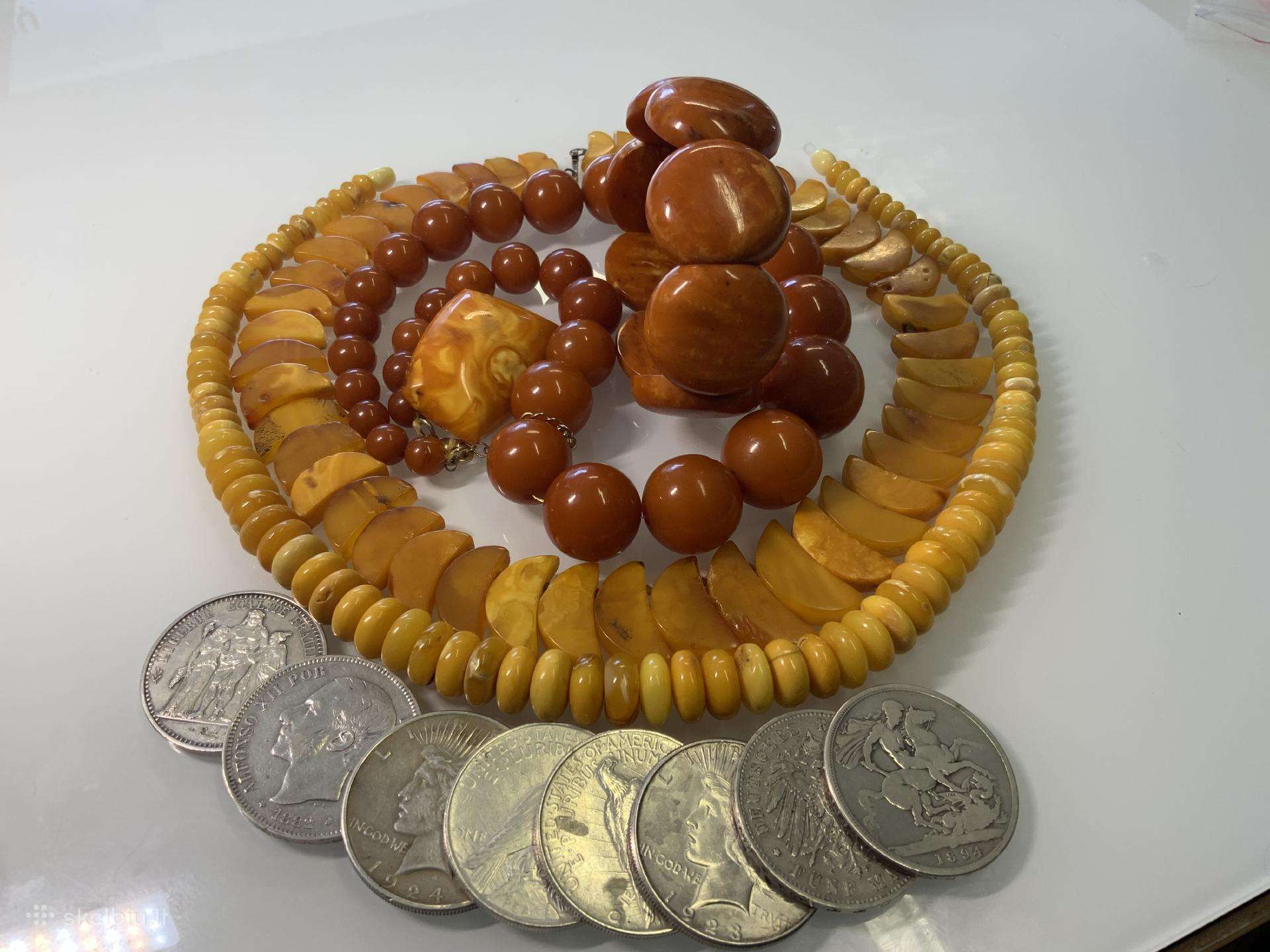 Perku Gintarą monetas