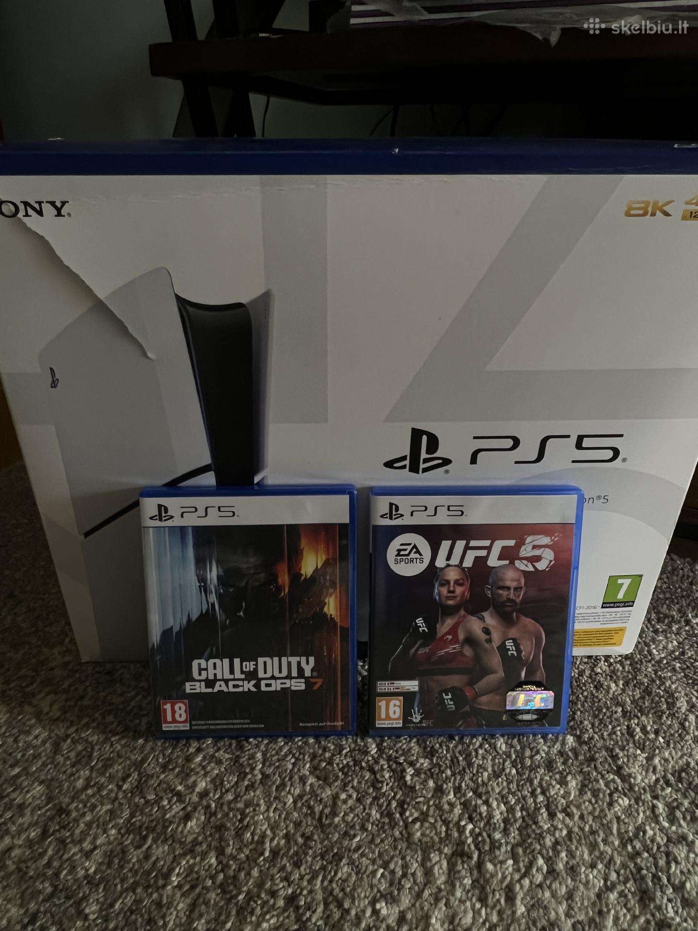 Ps5 slim disk su žaidimais