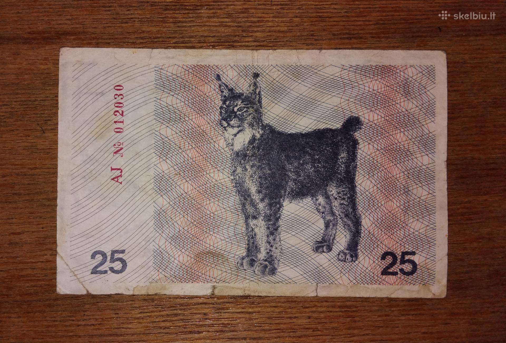 Lietuvos 25 talonu banknotas