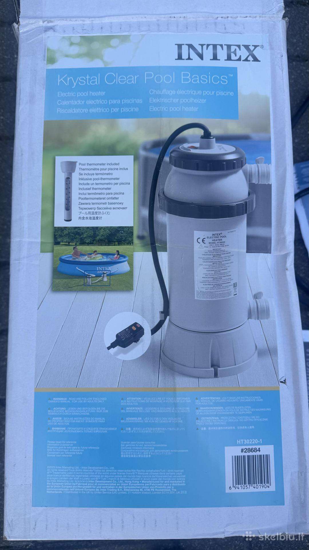 Intex baseino vandens šildytuvas