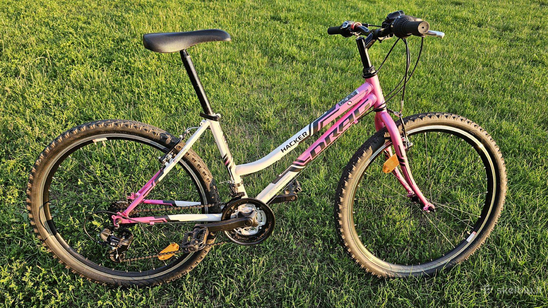 Drag Hacker Lady Tz-36 15'' White Pink dviratis