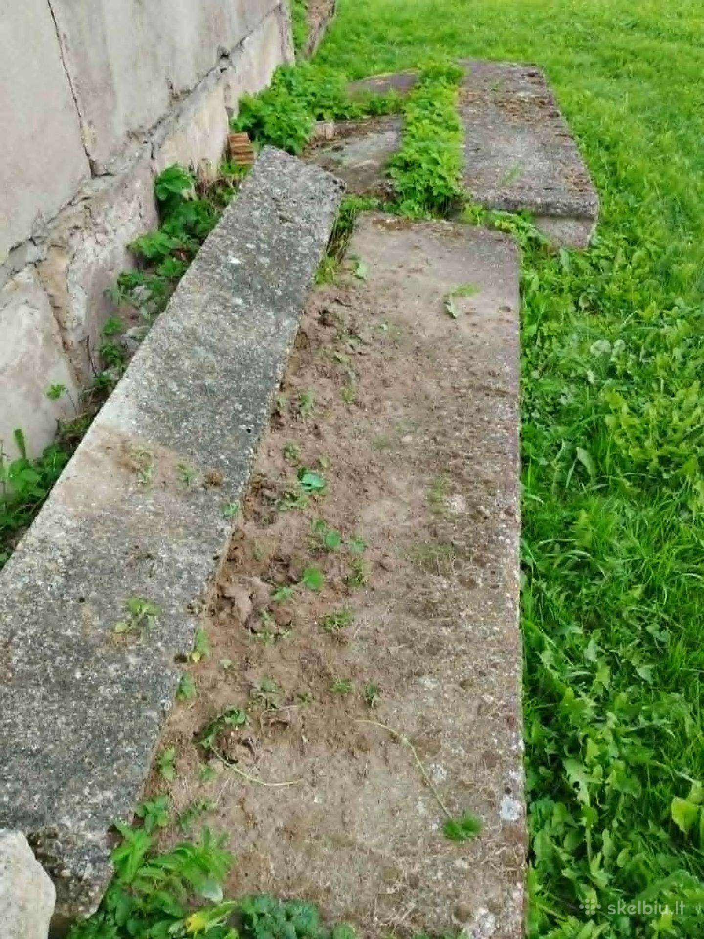 Parduodami naudoti betoniniai blokai- 5 vnt