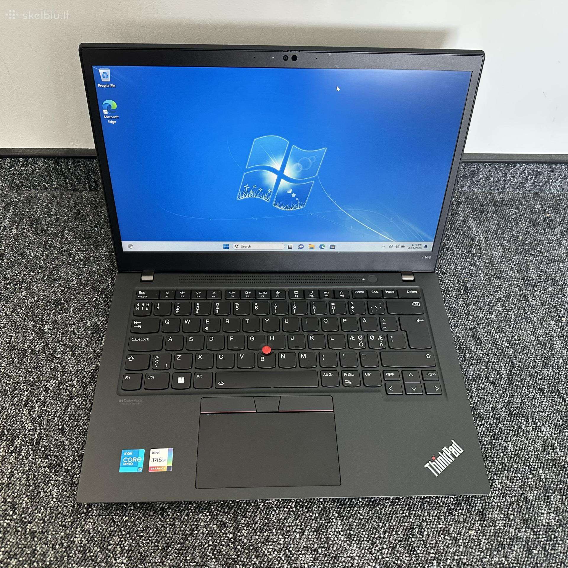 Lenovo Thinkpad T14s Gen2 I5-1145g7 16gb 512ssd 14