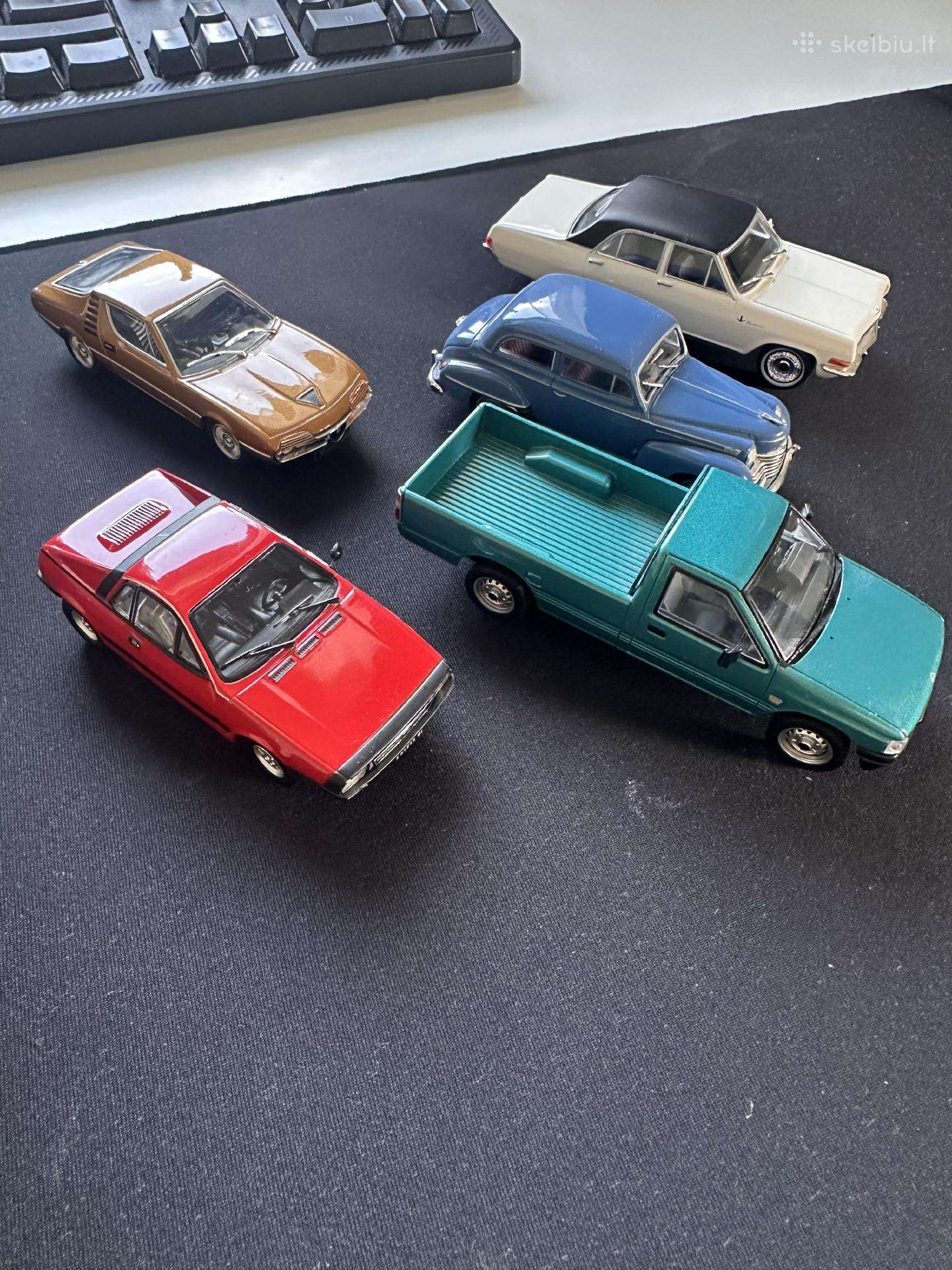 1:43 modeliukai