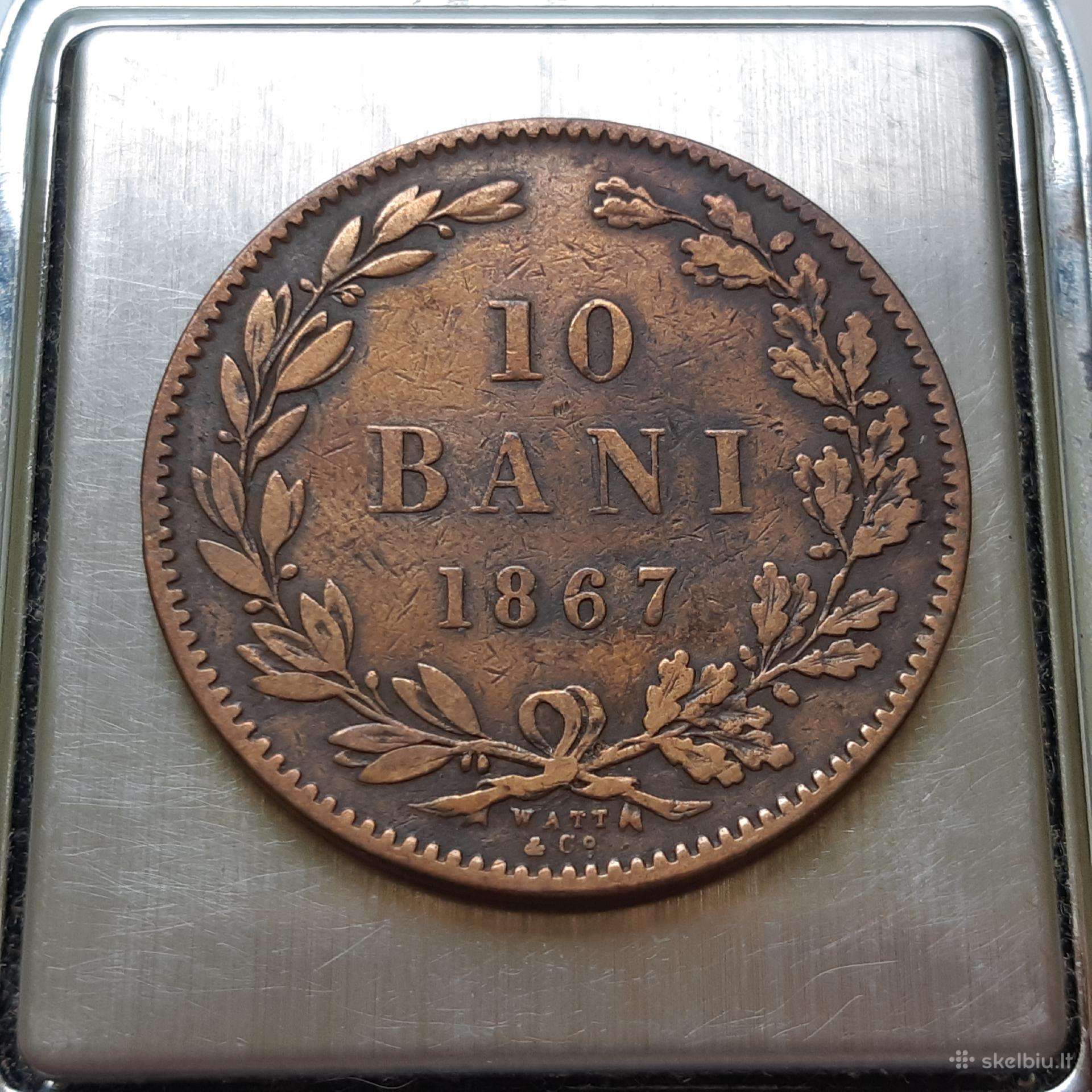 Rumunija 10 banių 1867