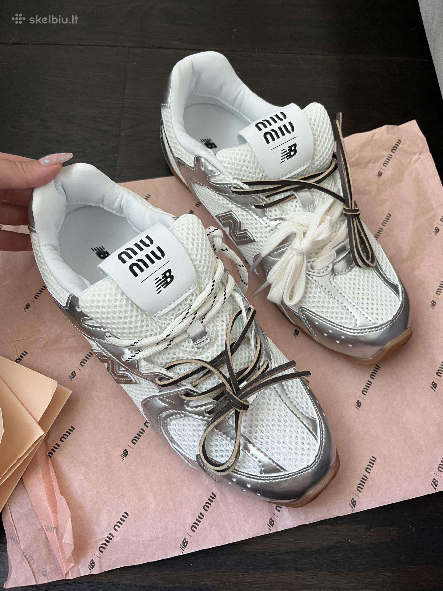 Laisvalaikio kedai miumiu x newbalance
