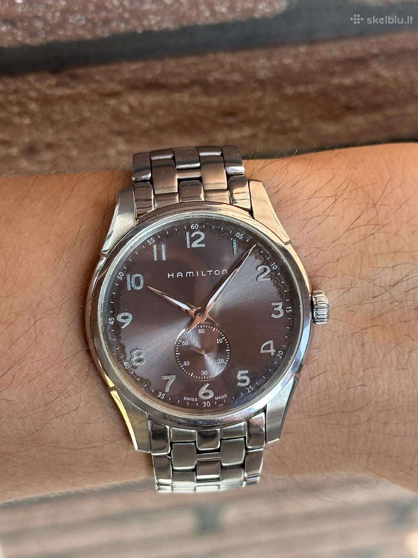 Naudotas Hamilton Jazzmaster Small Second Quartz