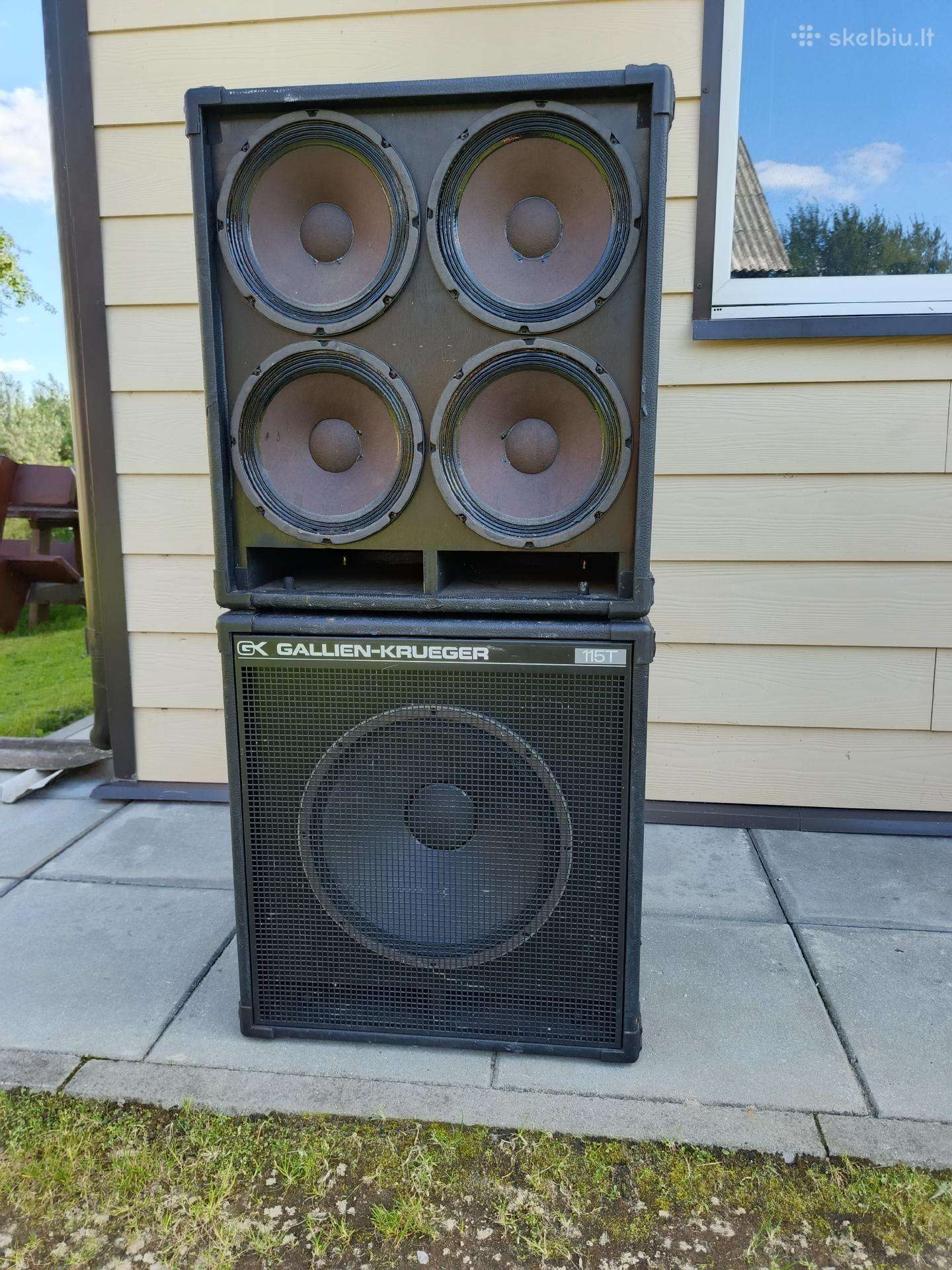 Vintaziniai bass kabinetai Gallien krueger