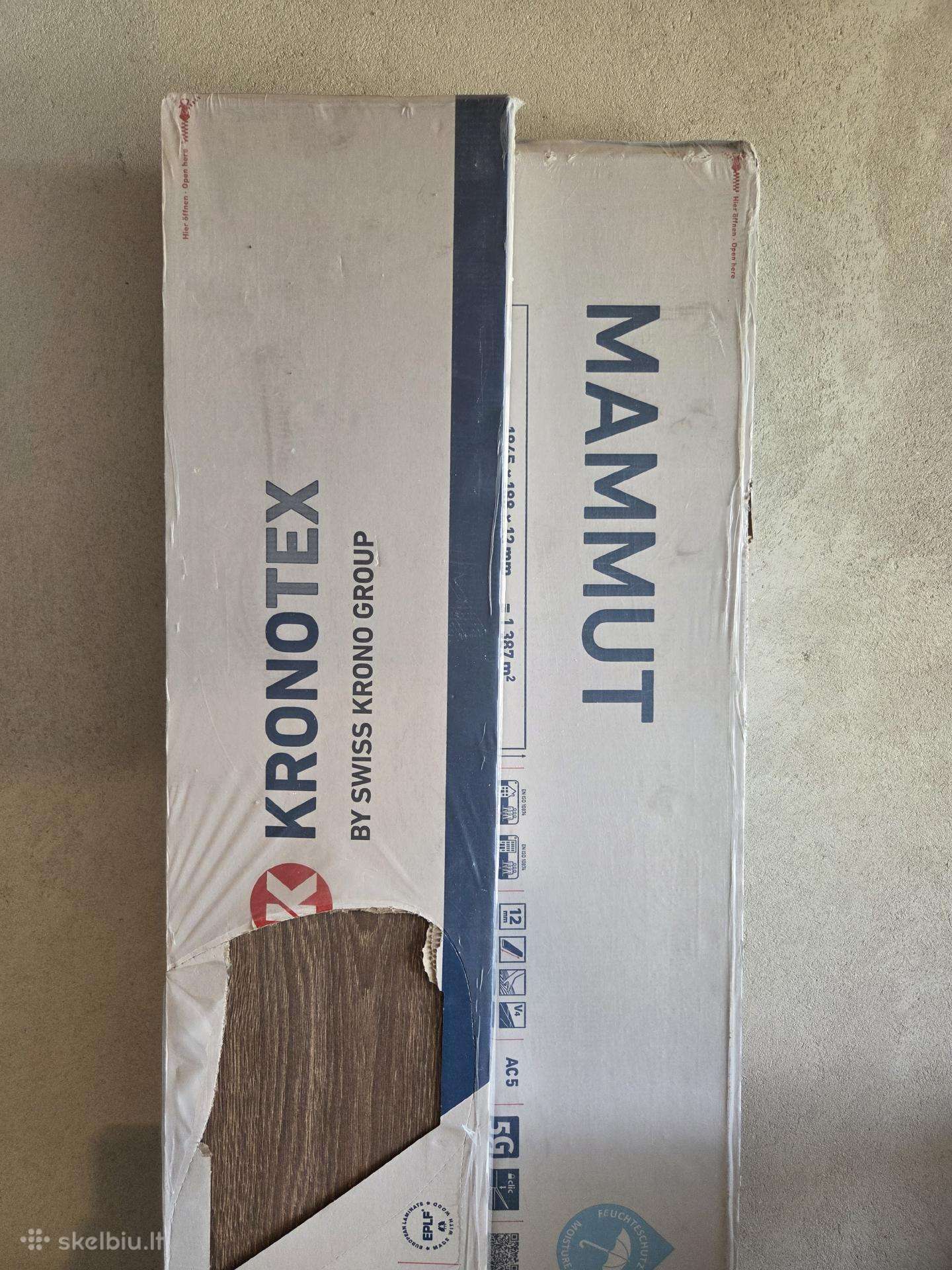 Laminato likutis Kronotex