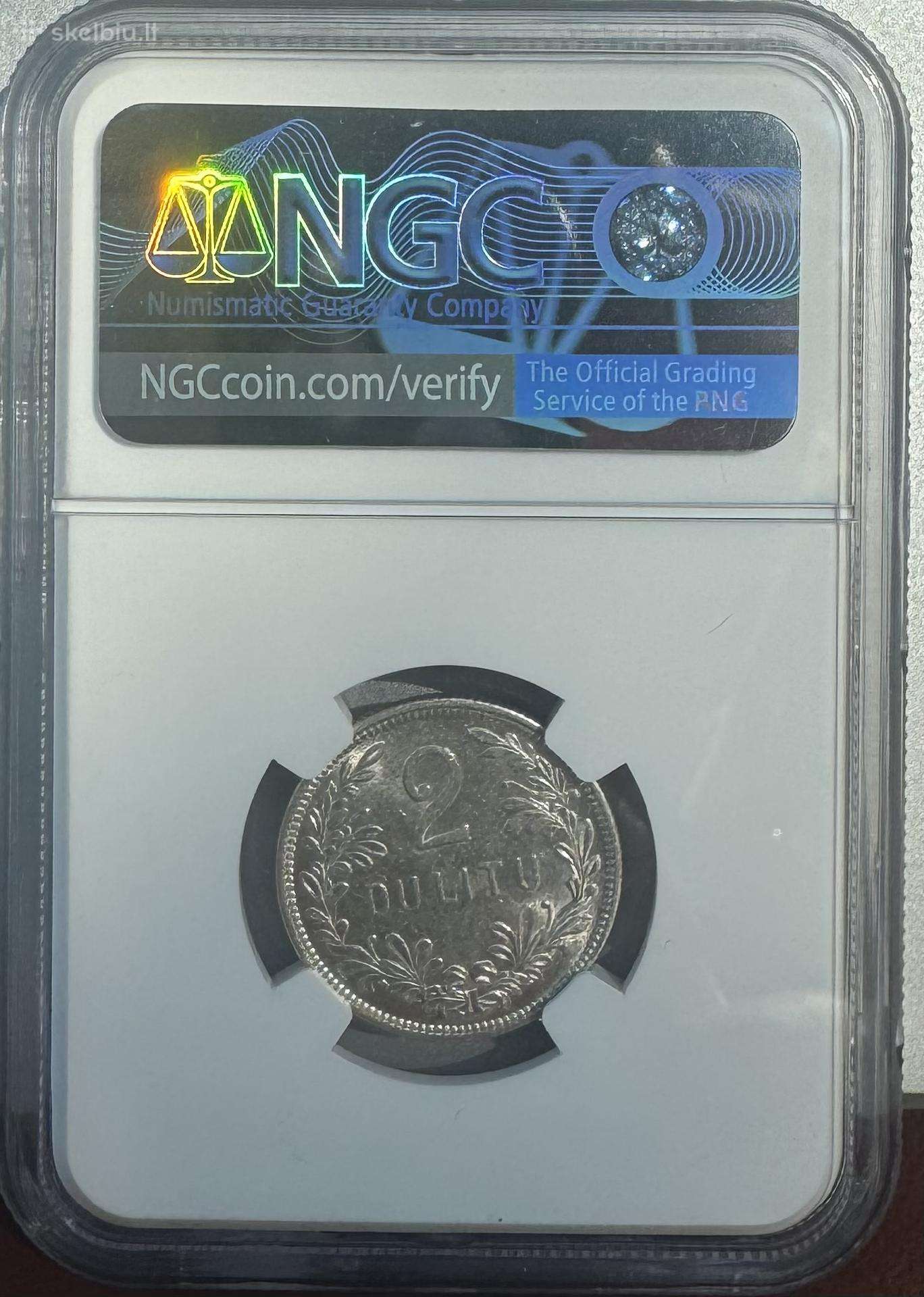 1925 m. 2 litai – Ngc Au58