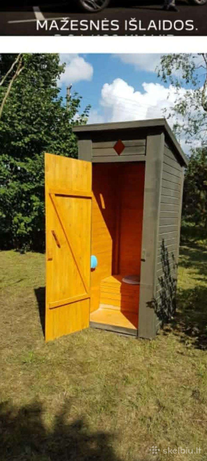 Lauko tualetai, lauko tualetas statyboms osb