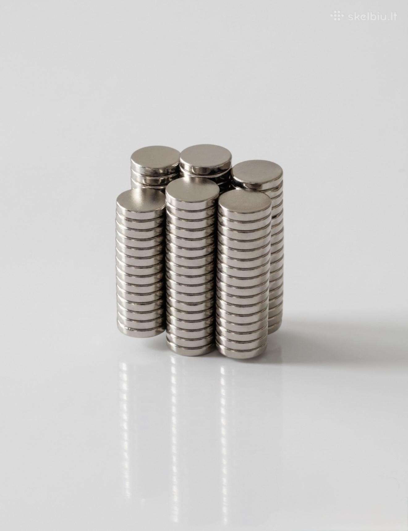 Strong Neodymium Magnet 8x2mm - 100 pcs