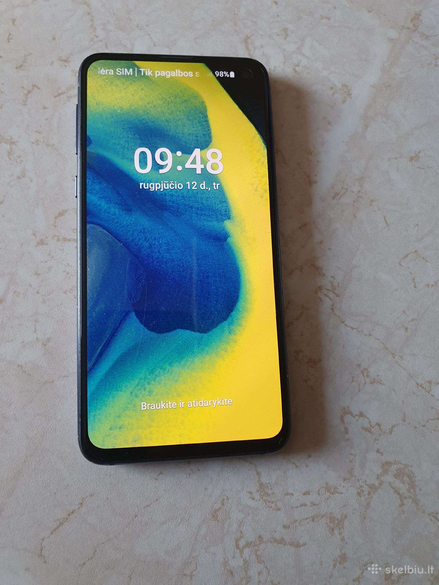 Samsung s10e, 128/6,geros būklės