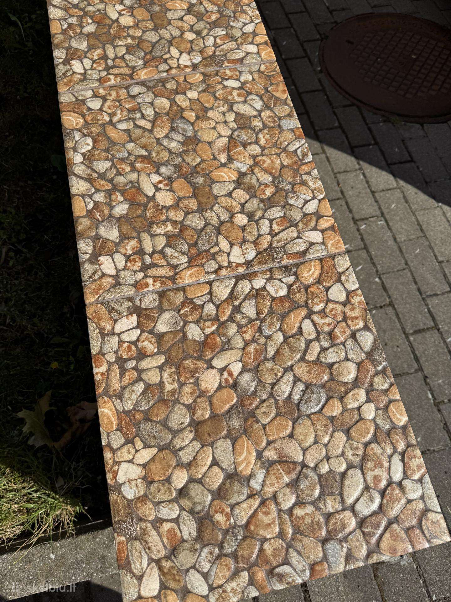 Akmens masės plytelės 22vnt 33,3x33,3cm