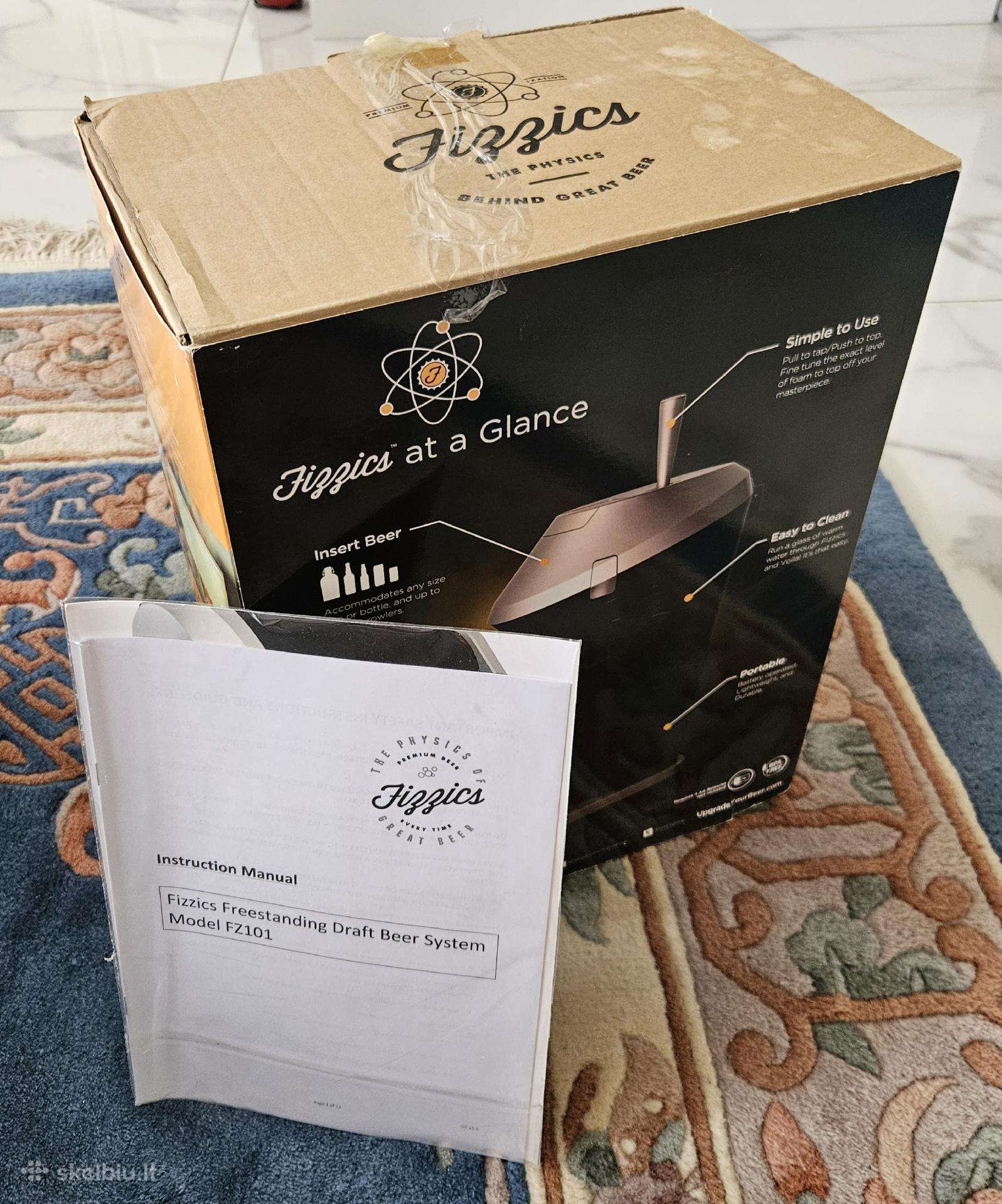 Fizzics Fz101 alaus pilstymo sistema