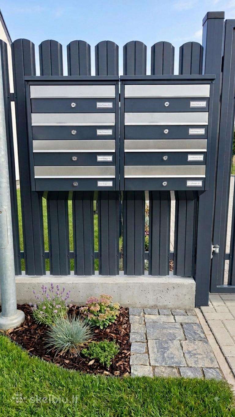 Sublokuotos pašto dėžutės daugiabučiams ir ne tik