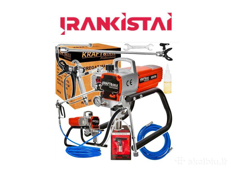Hidrodinaminis dažymo aparatas 1500 W 2,5 l/min
