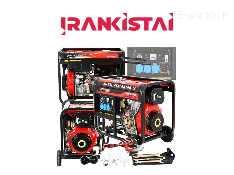 Dyzelinis elektros generatorius 6500 W 230 V