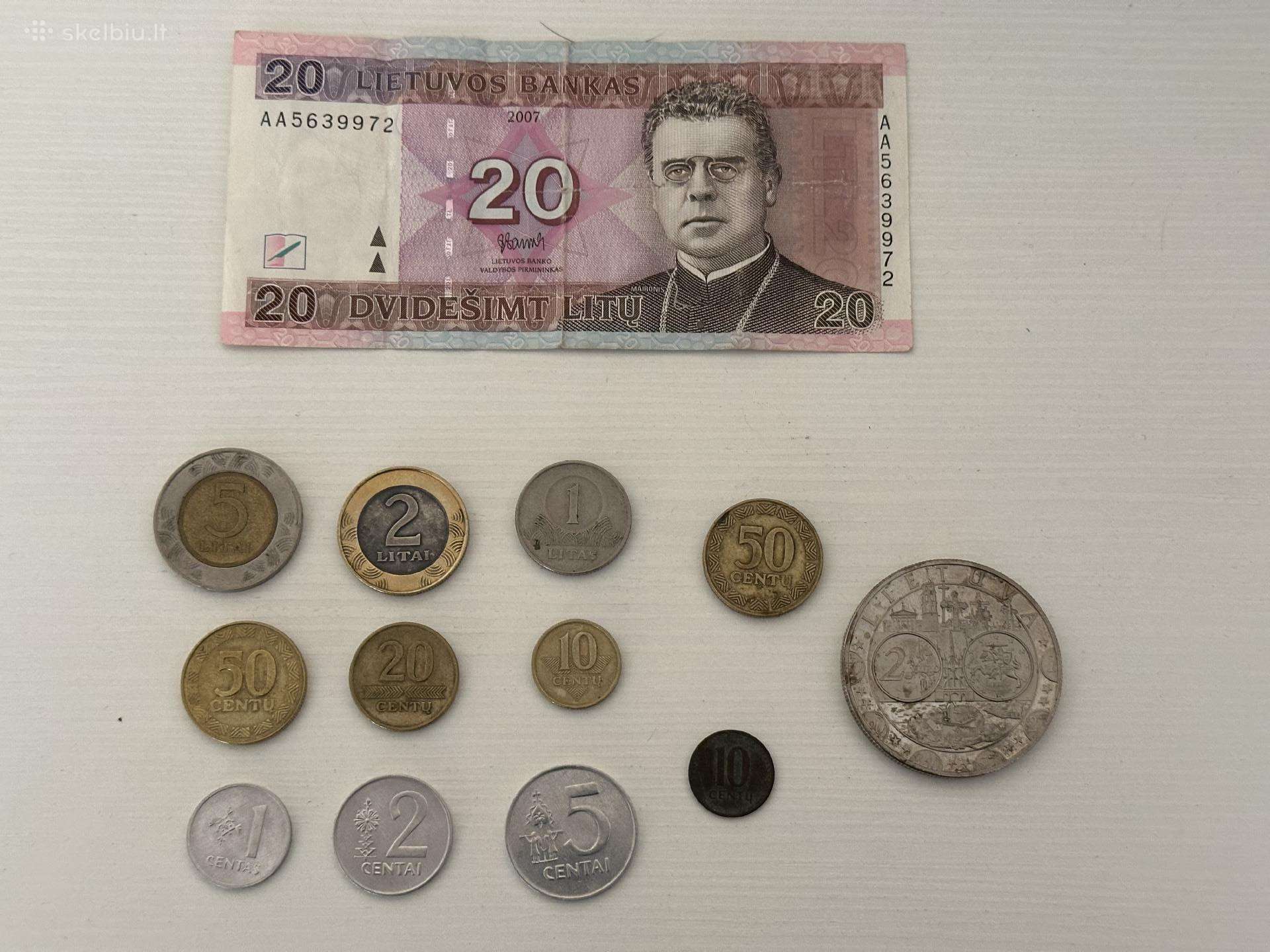 Litai, banknotas ir medalis