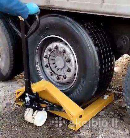 Hidraulinis krovininių ratų vežimėlis